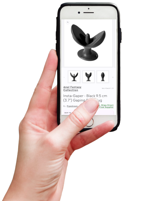 Shop Winter Self Care Sale Phone Display