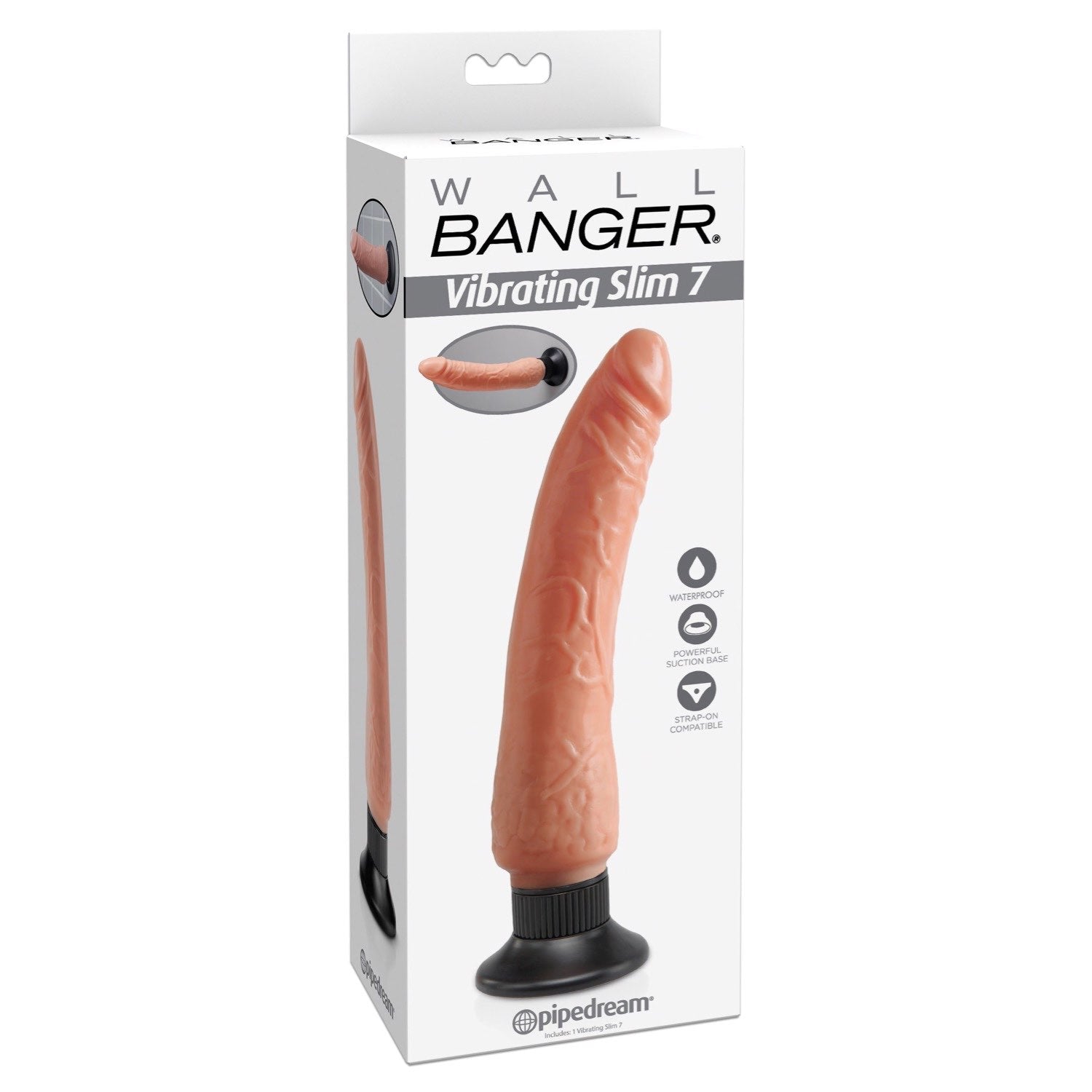 Wall Bangers Flesh 20.3 cm (8") Vibrator by Pipedream Wall Bangers Flesh 20.3 cm (8") Vibrator by Pipedream