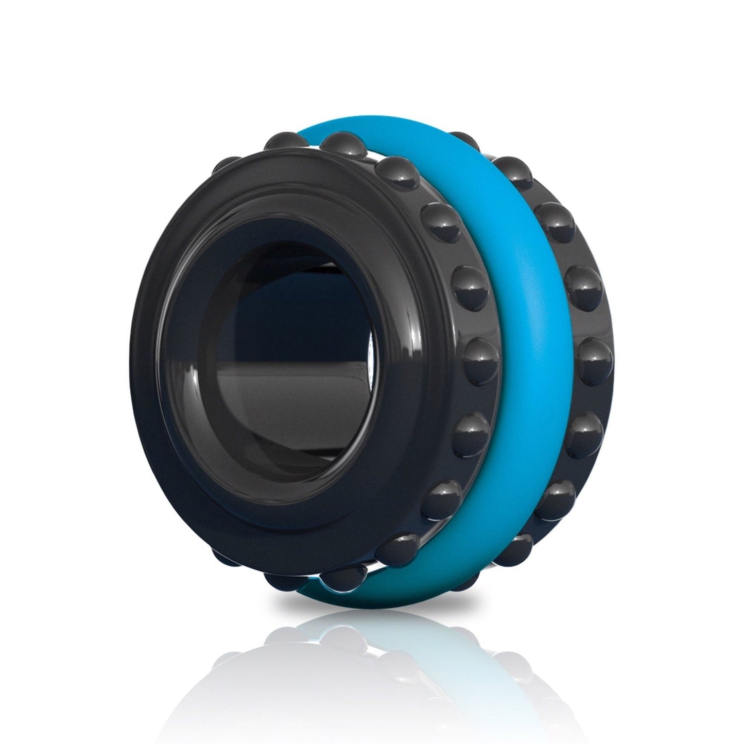 Pro Performance Beginners C-Ring - Black/Blue Cock Ring