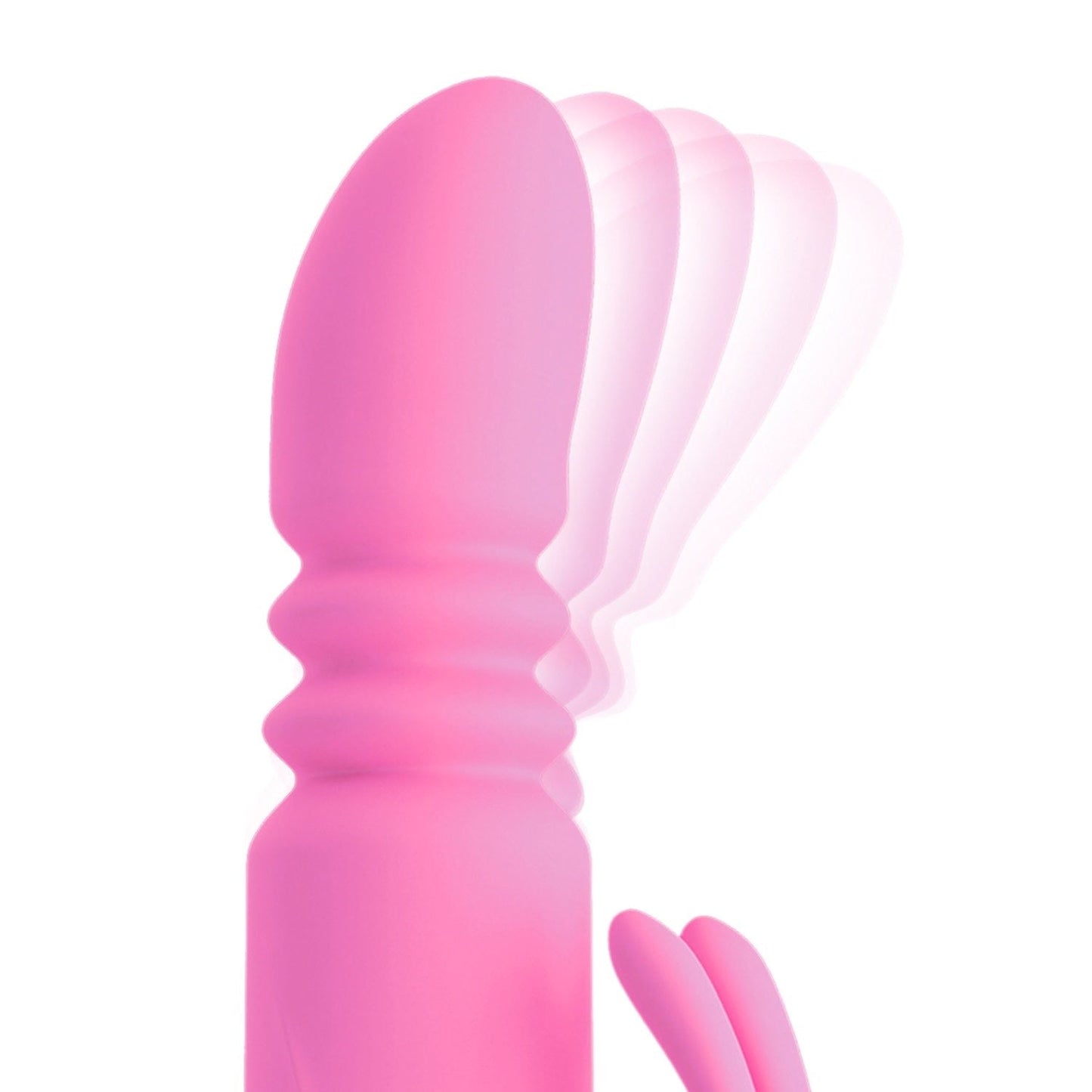 G-motion - Pink 26 cm (10.25") Rabbit Vibrator with Flicking Tip
