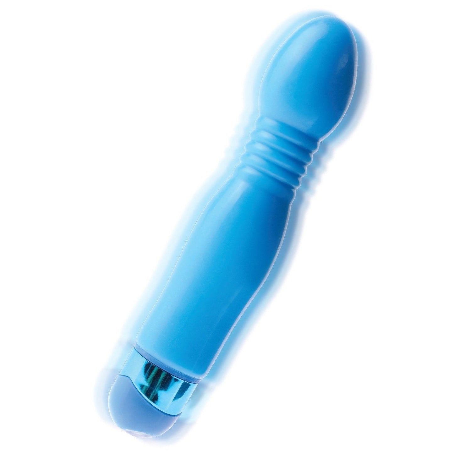 Powder Puff Massager - Blue 16.5 cm Vibrator