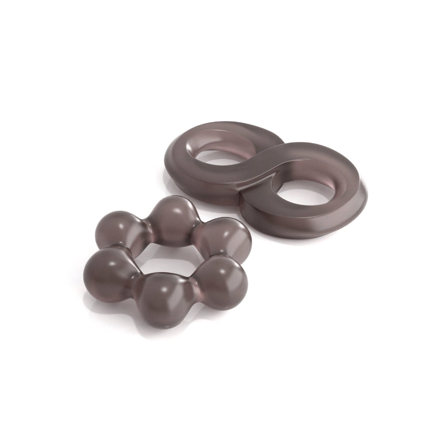 Classix Performance Cock Ring Set - Smoke Cock Rings - Set of 2 by Pipedream Classix Performance Cock Ring Set - Smoke Cock Rings - Set of 2 by Pipedream