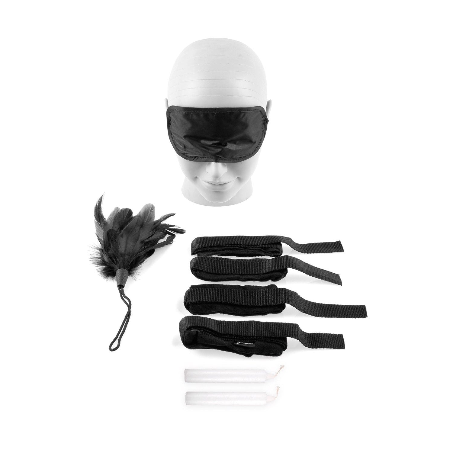 Fetish Fantasy Series Beginner's Bondage Set - Black Bondage Kit - 7 Piece Set by Pipedream Fetish Fantasy Series Beginner's Bondage Set - Black Bondage Kit - 7 Piece Set by Pipedream