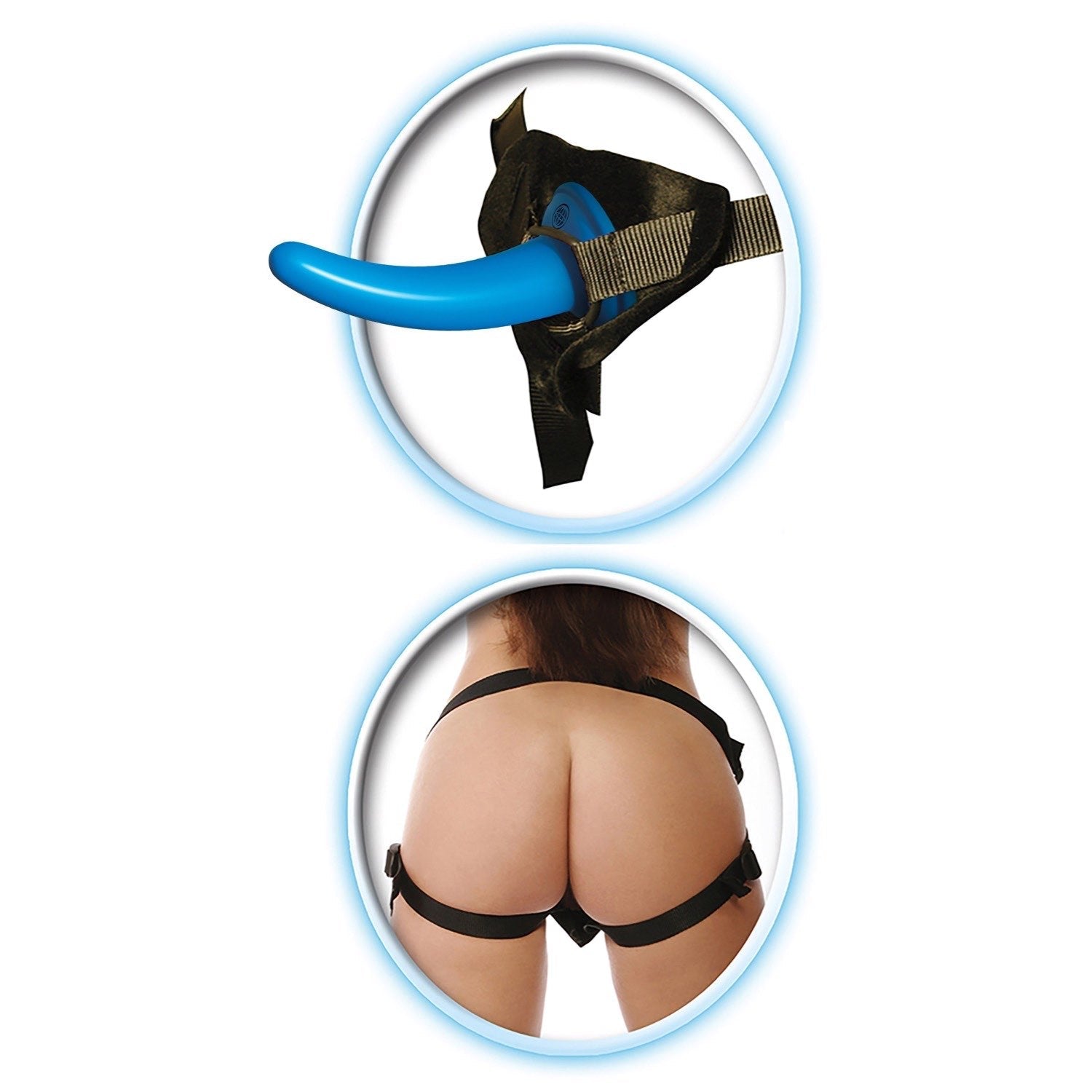 Fetish Fantasy Series Beginner's Strap-On For Him - Blue 11.5 cm (4.5") Strap-On by Pipedream Fetish Fantasy Series Beginner's Strap-On For Him - Blue 11.5 cm (4.5") Strap-On by Pipedream