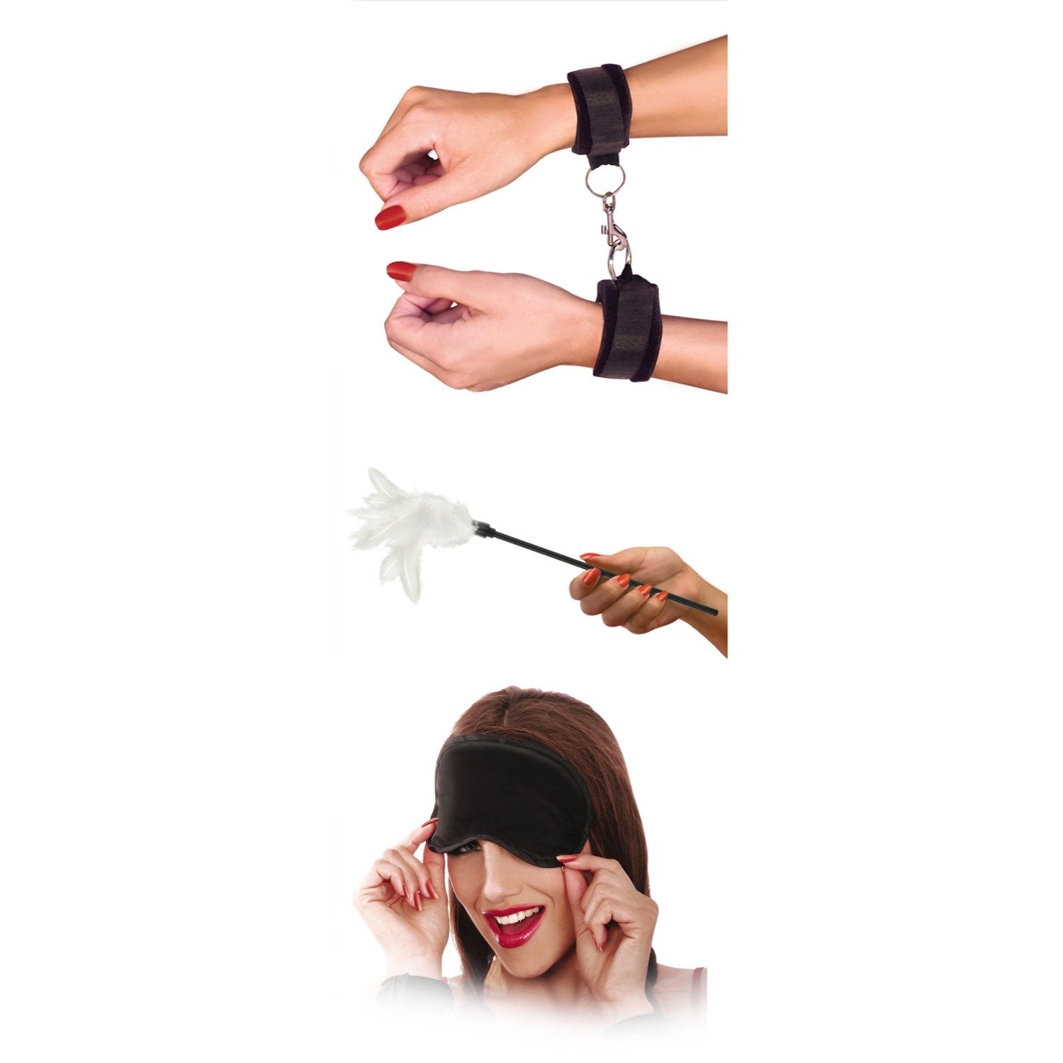 Fetish Fantasy Series Sensual Seduction Kit - 3 Piece Set by Pipedream Fetish Fantasy Series Sensual Seduction Kit - 3 Piece Set by Pipedream