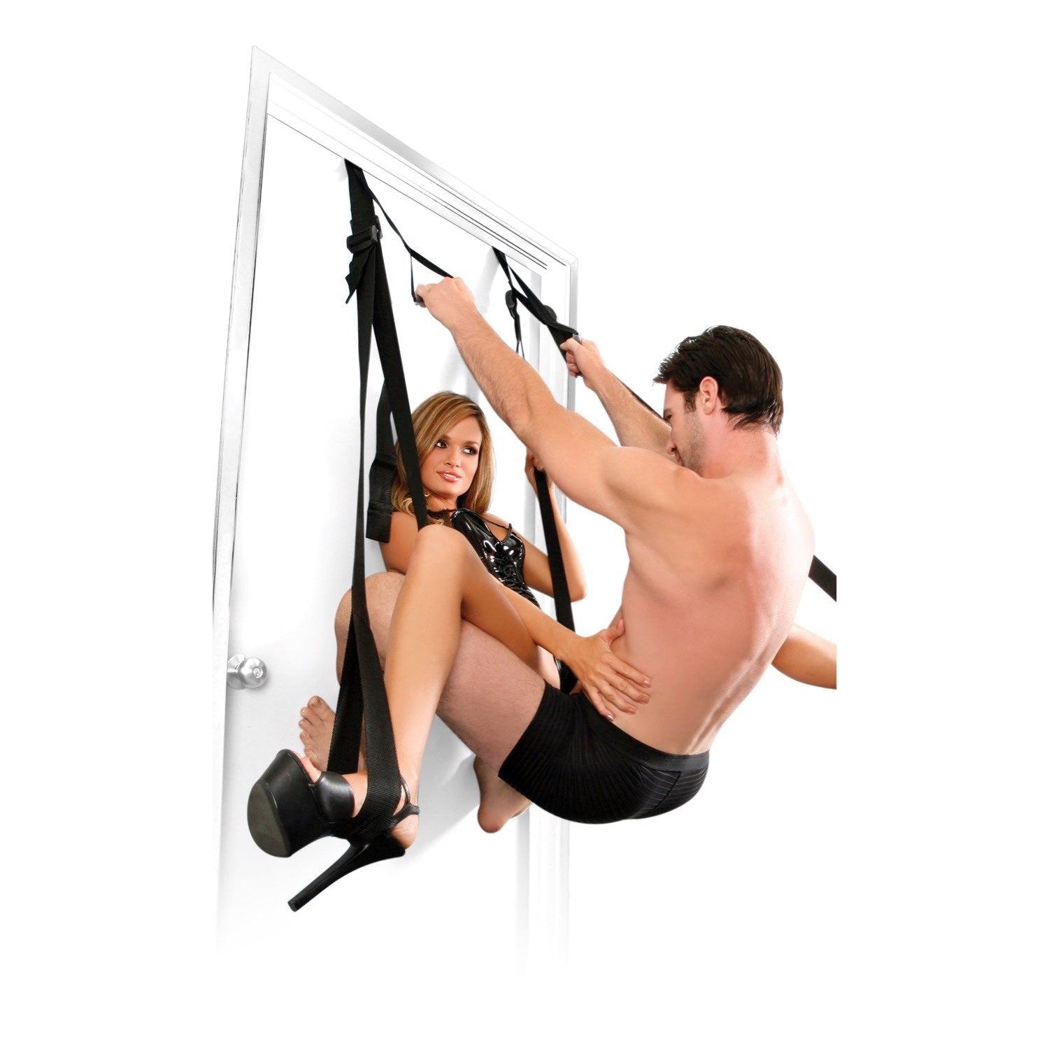 Fetish Fantasy Series Deluxe Fantasy Door Swing - Black Swing by Pipedream Fetish Fantasy Series Deluxe Fantasy Door Swing - Black Swing by Pipedream