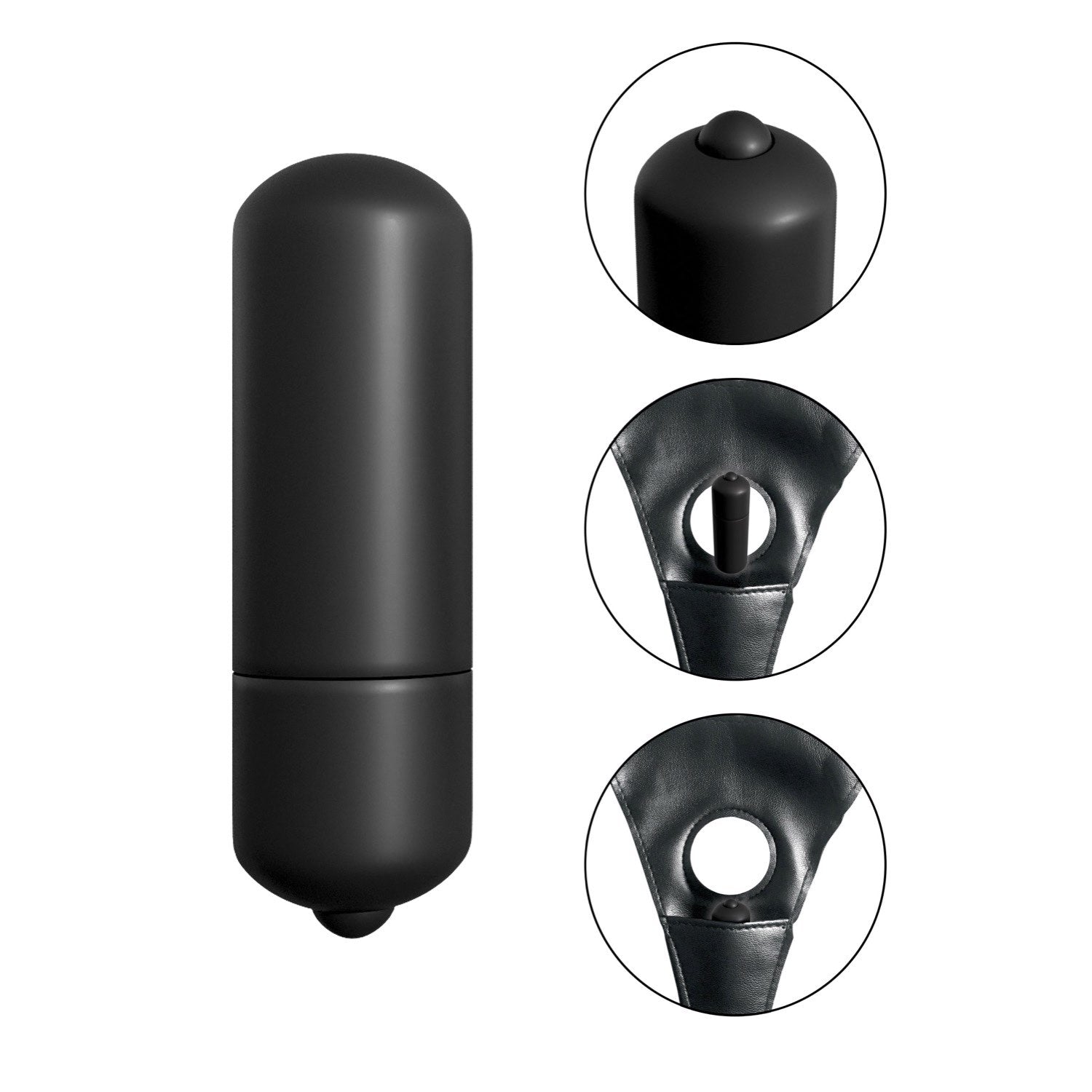Fetish Fantasy Series Vibrating Strap-On For Him - Black/Purple 13 cm (5") Vibrating Strap-On by Pipedream Fetish Fantasy Series Vibrating Strap-On For Him - Black/Purple 13 cm (5") Vibrating Strap-On by Pipedream