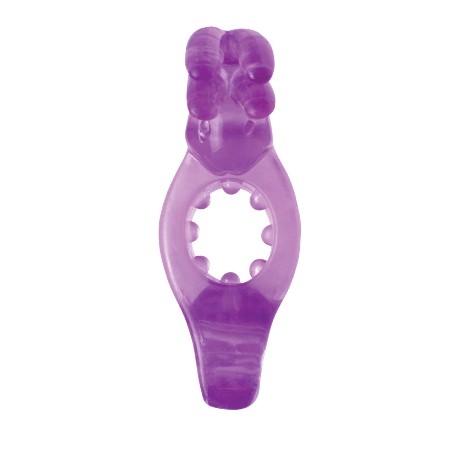 Wonderful Wonderful Wabbit - Purple Dual Vibrating Cock Ring by Pipedream  Wonderful Wonderful Wabbit - Purple Dual Vibrating Cock Ring by Pipedream