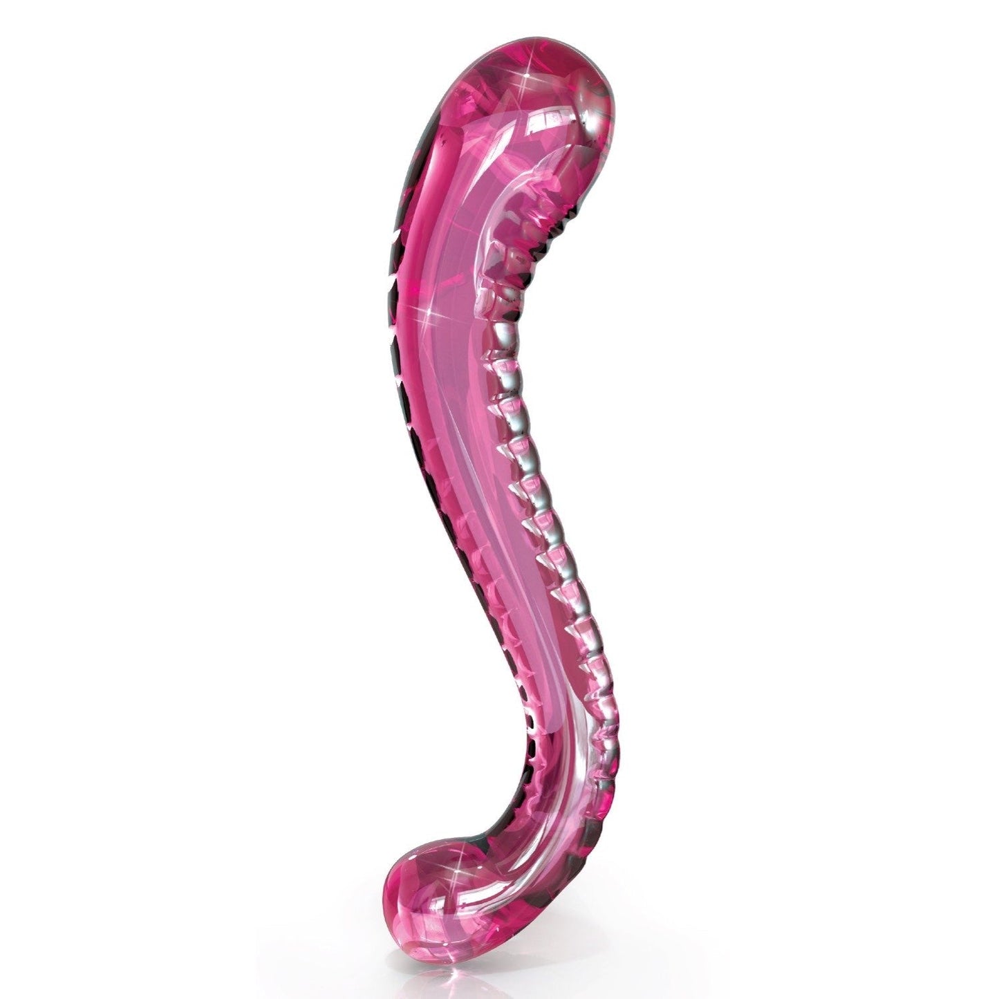 No. 69 - Pink 16.5 cm (6.5") Glass Dildo
