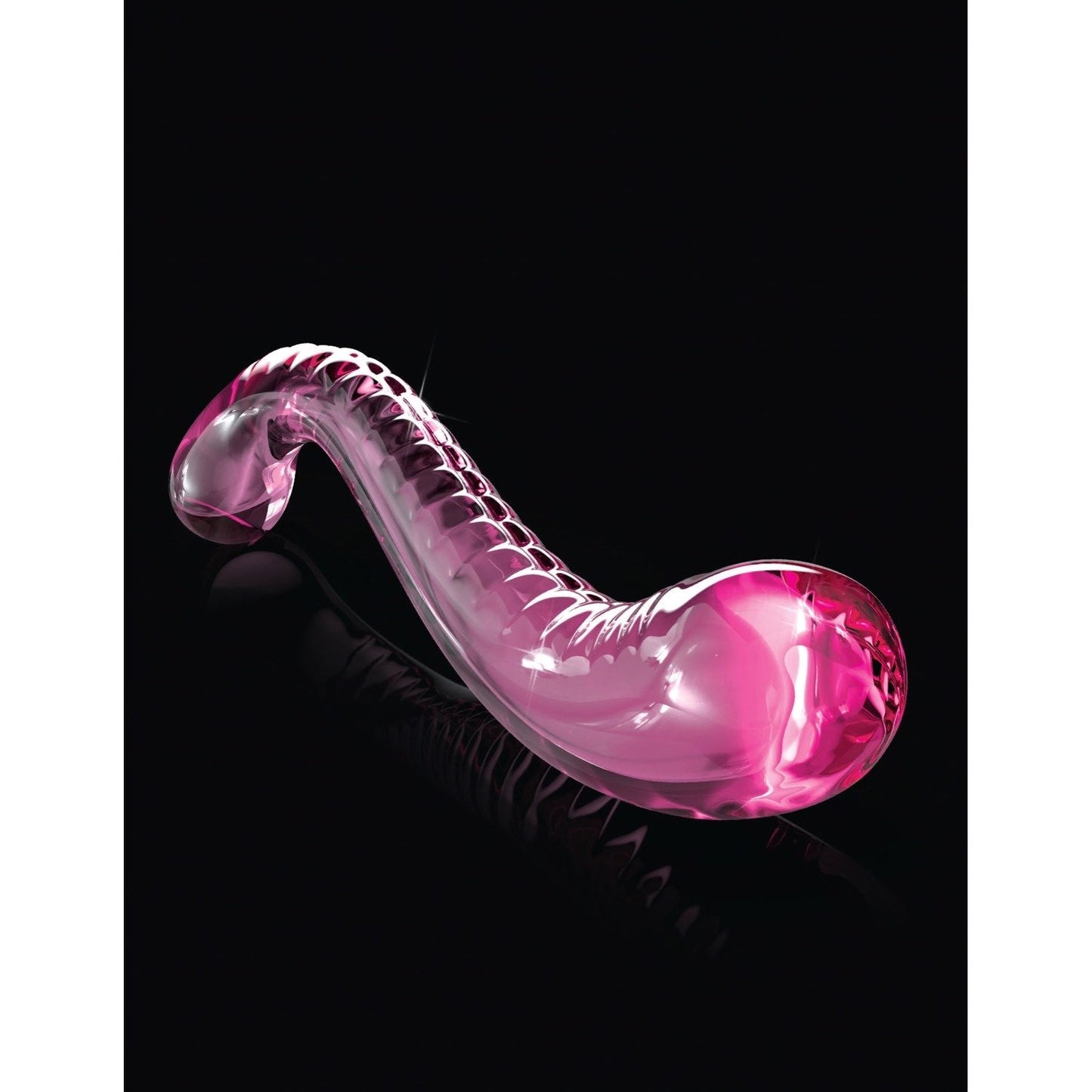 No. 69 - Pink 16.5 cm (6.5") Glass Dildo