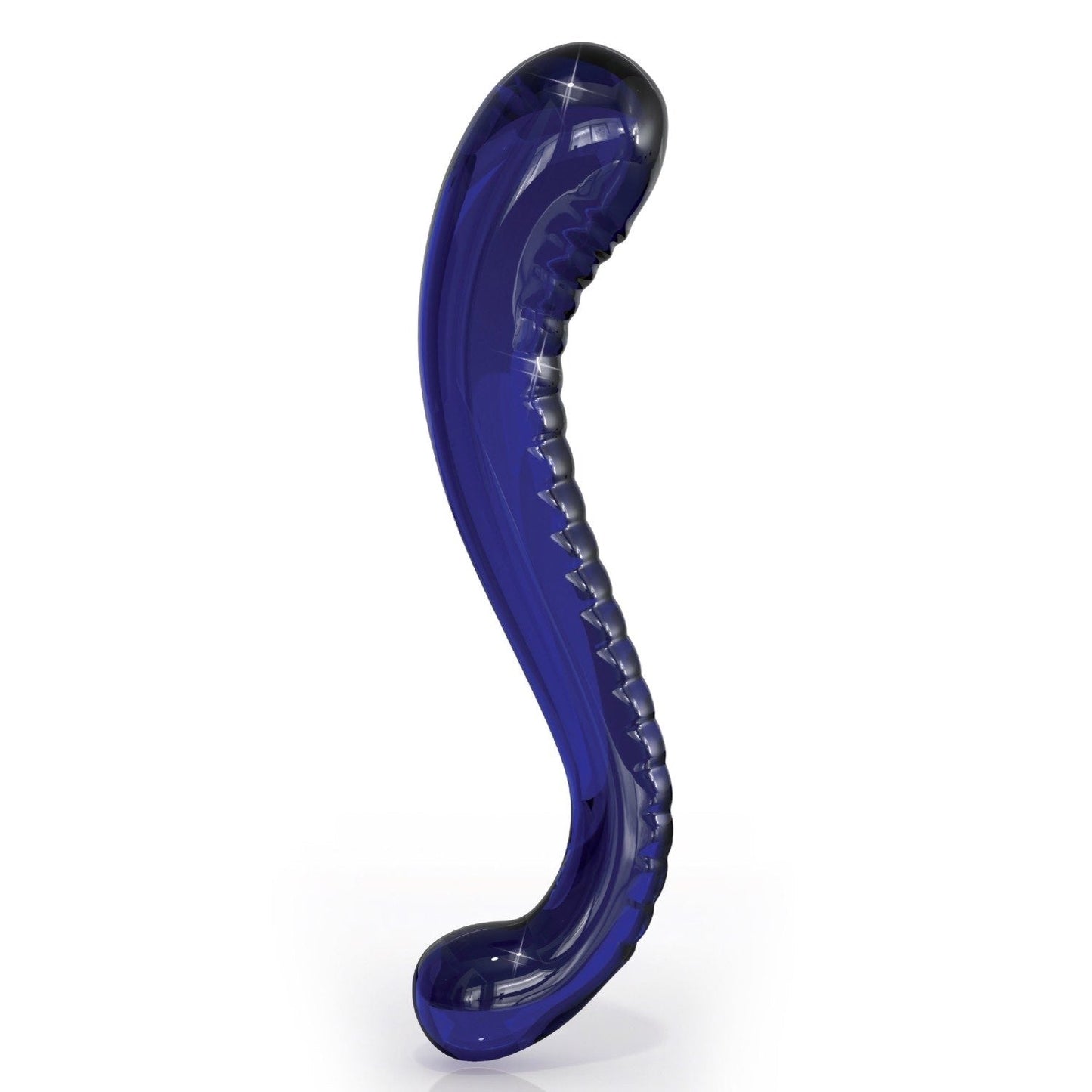 No. 70 - Blue 16.5 cm (6.5") Glass Dildo