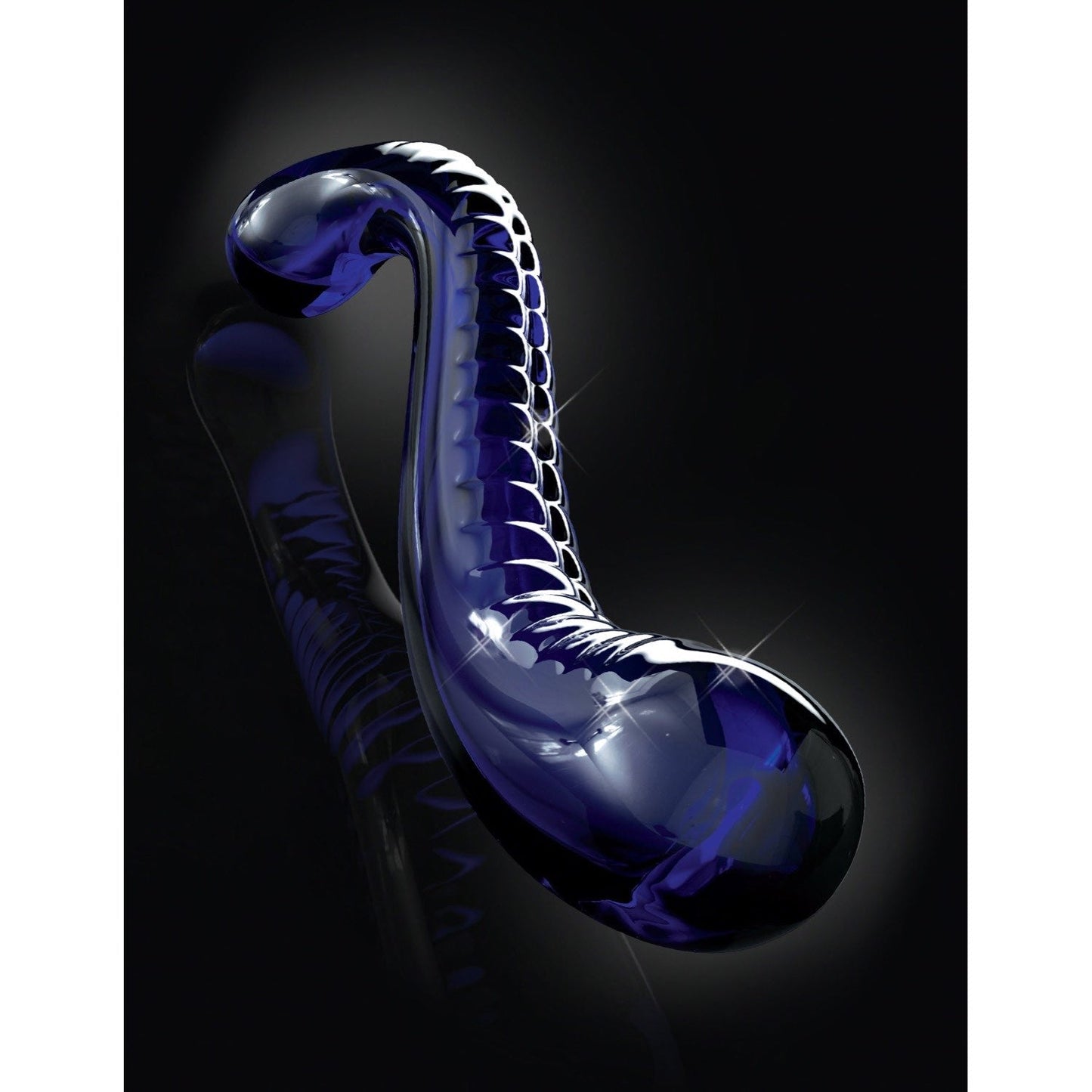 No. 70 - Blue 16.5 cm (6.5") Glass Dildo