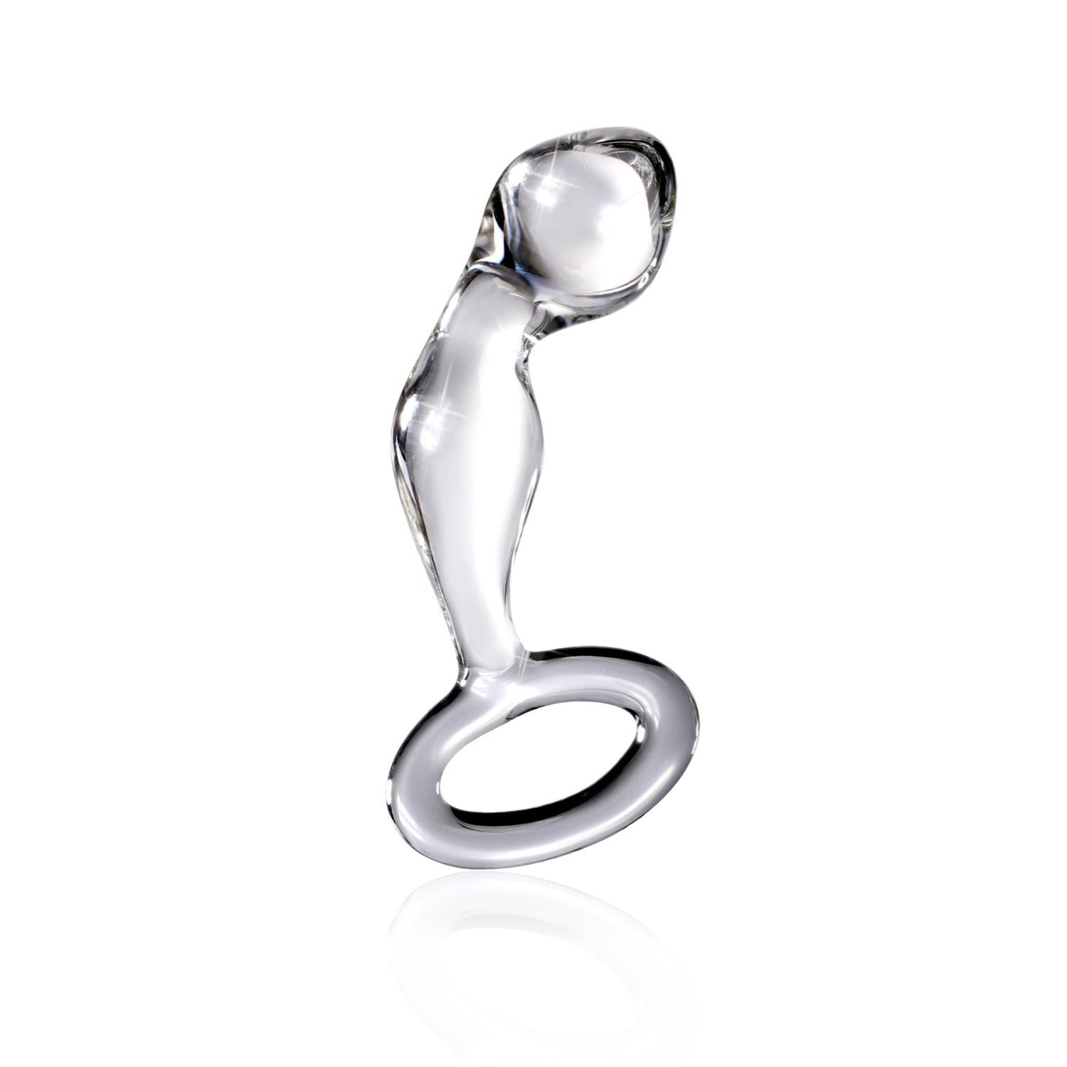 Icicles No. 46 - Clear 8 cm (3.25") Glass Prostate Plug by Pipedream Icicles No. 46 - Clear 8 cm (3.25") Glass Prostate Plug by Pipedream