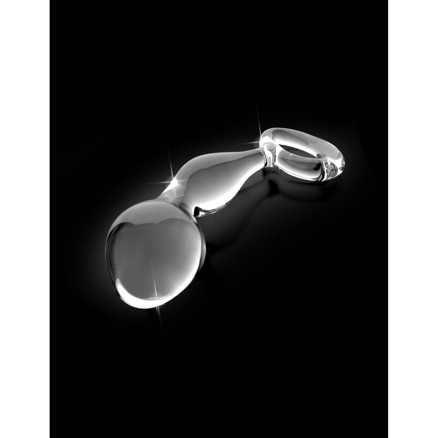 Icicles No. 46 - Clear 8 cm (3.25") Glass Prostate Plug by Pipedream Icicles No. 46 - Clear 8 cm (3.25") Glass Prostate Plug by Pipedream