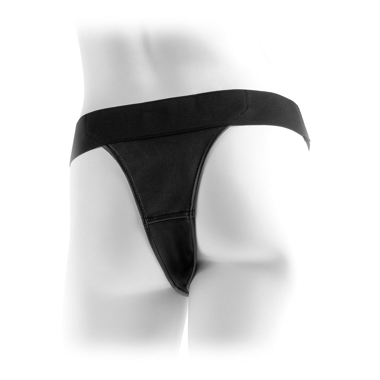 Crotchless Harness - Black Strap-On Harness (No Probe Included)