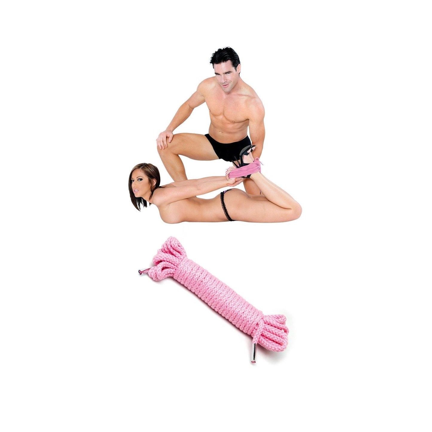 Japanese Silk Rope - Pink Bondage Rope - 10.5 m Length