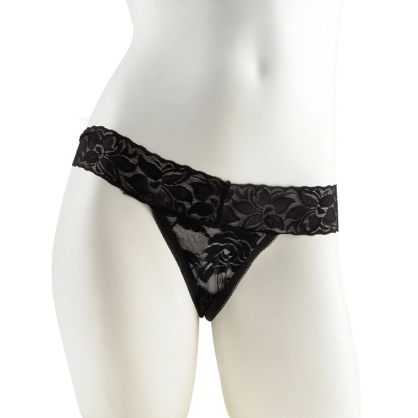 Hanky Spank Me Vibrating Panty - Black Vibrating Panty