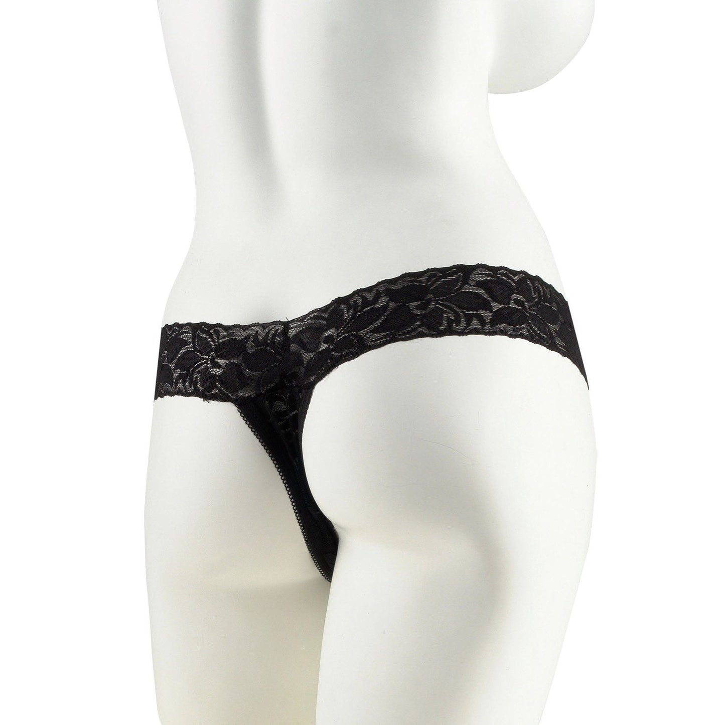 Hanky Spank Me Vibrating Panty - Black Vibrating Panty