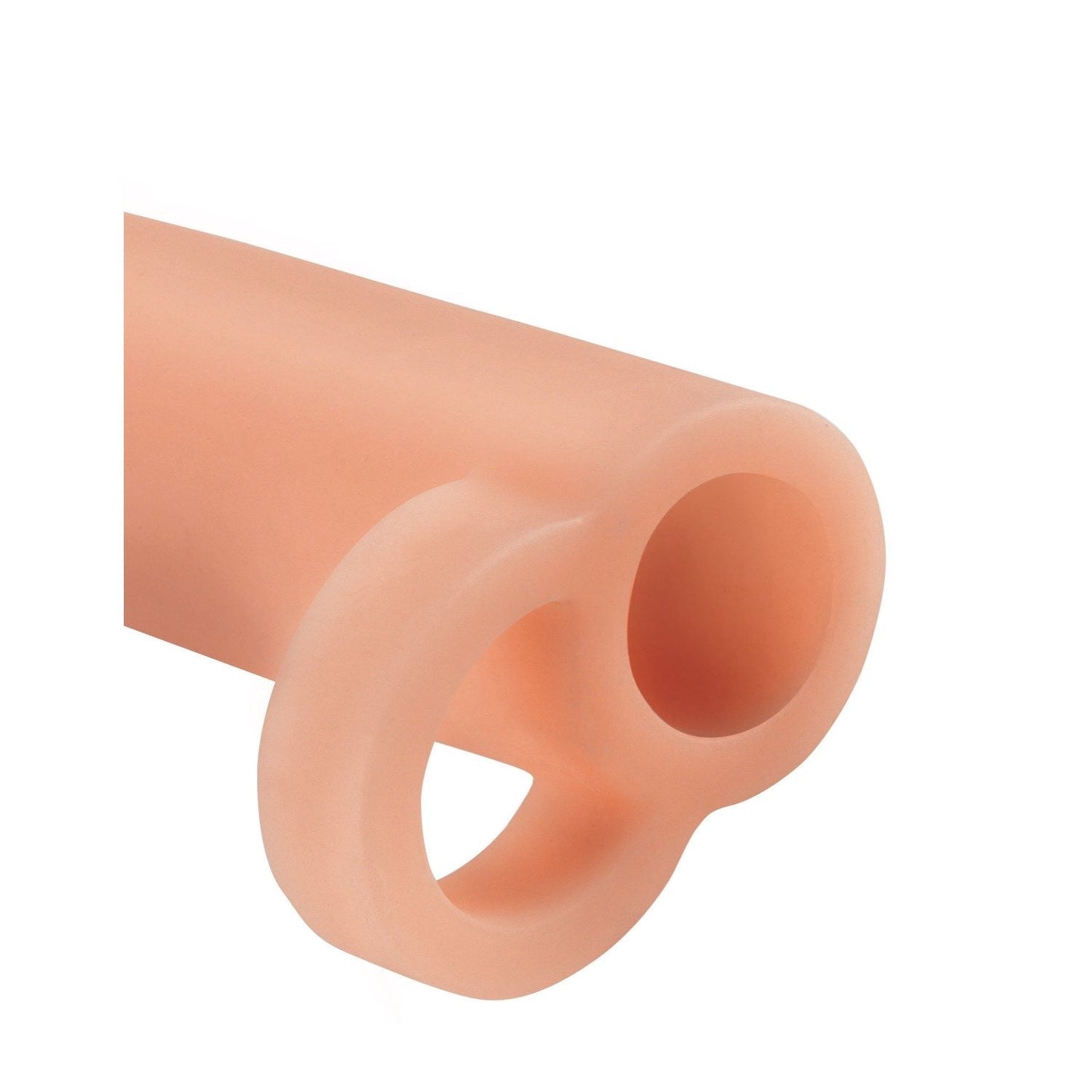 Real Feel Enhancer Xl - Flesh Girth Enhancing Penis Sleeve with Ball Strap
