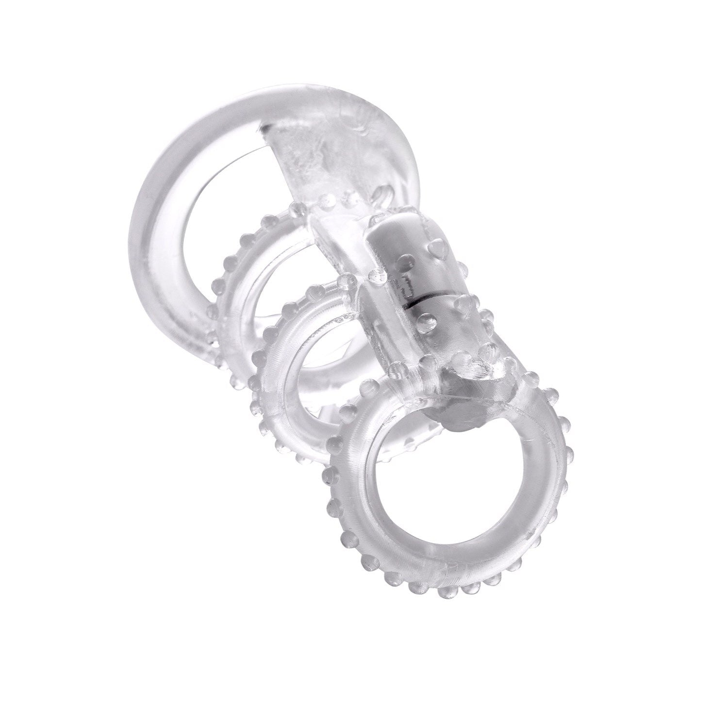 Fantasy X-Tensions Vibrating Cock Cage - Clear Vibrating Penis Sleeve by Pipedream Fantasy X-Tensions Vibrating Cock Cage - Clear Vibrating Penis Sleeve by Pipedream
