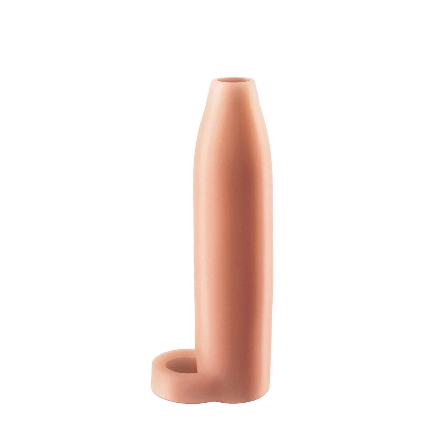 Real Feel Enhancer - Flesh Girth Enhancing Penis Sleeve with Ball Strap