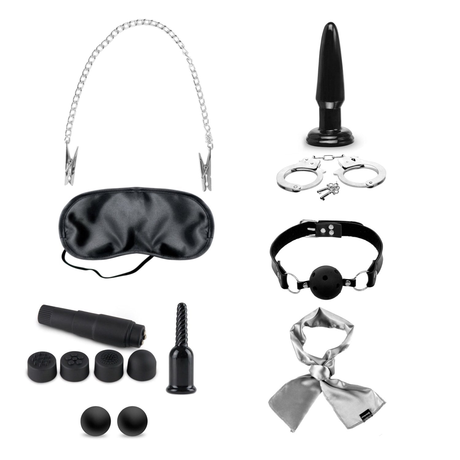 Fetish Fantasy Series Limited Edition Ultimate Bondage Kit - 11 Piece Set by Pipedream Fetish Fantasy Series Limited Edition Ultimate Bondage Kit - 11 Piece Set by Pipedream