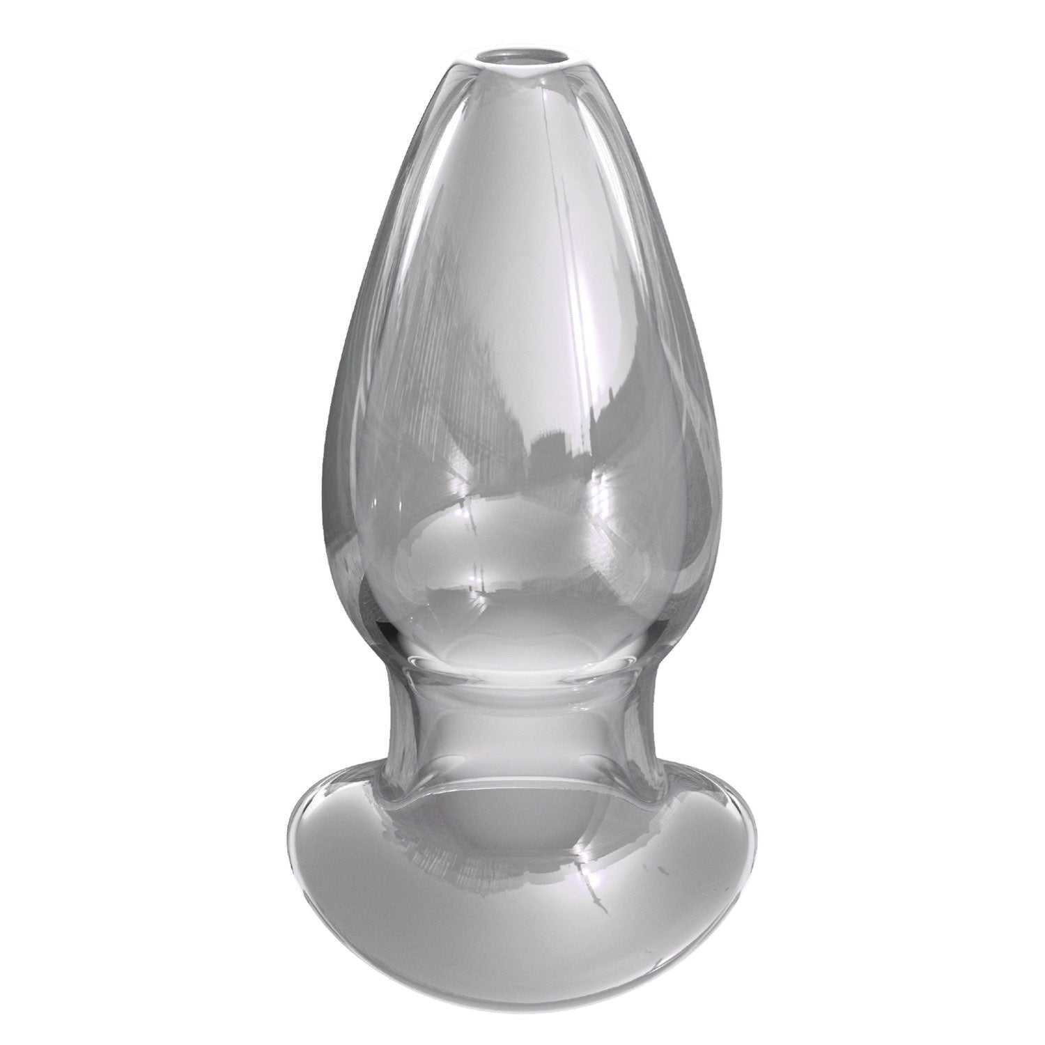 Anal Fantasy Elite Mega Anal Gaper - Clear Glass Hollow Butt Plug by Pipedream Anal Fantasy Elite Mega Anal Gaper - Clear Glass Hollow Butt Plug by Pipedream