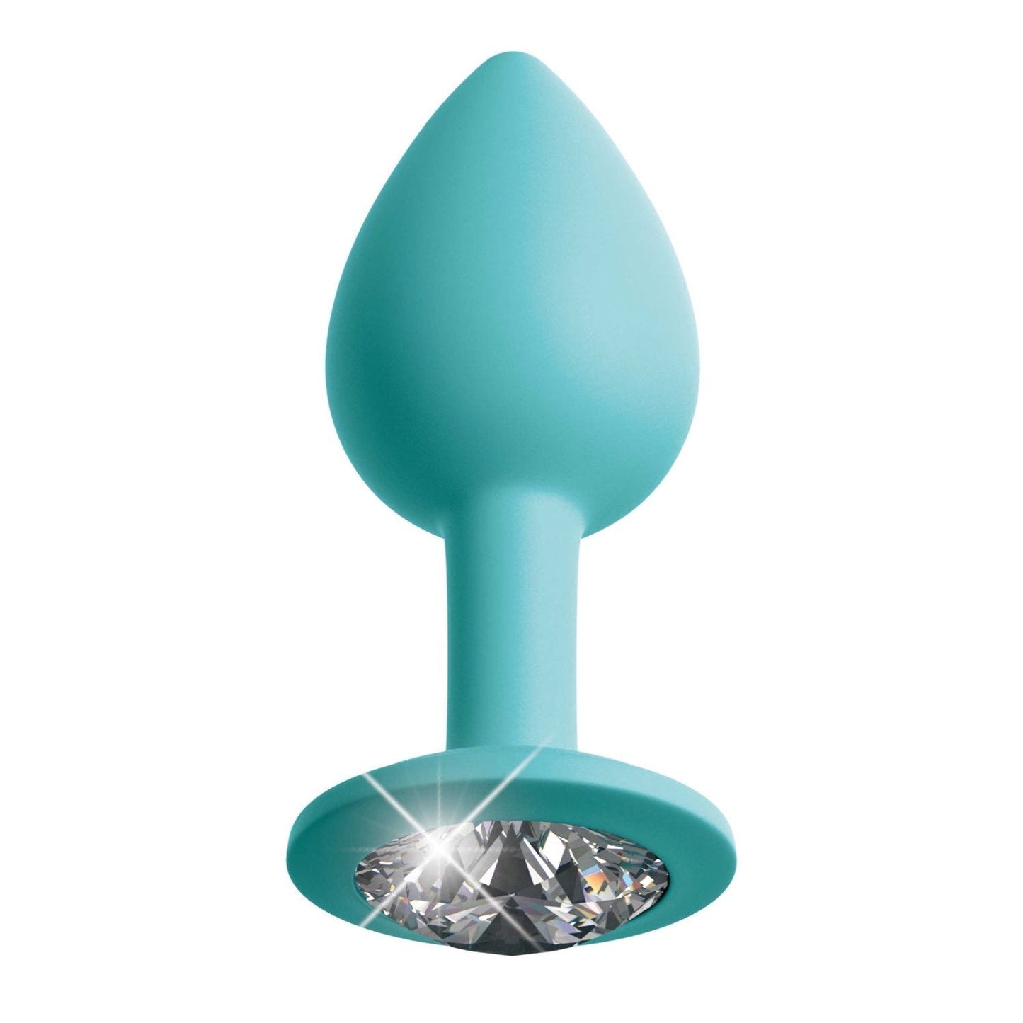 HOOKUP Crotchless Secret Gem - White Panty with Gem Butt Plug - S/L Size