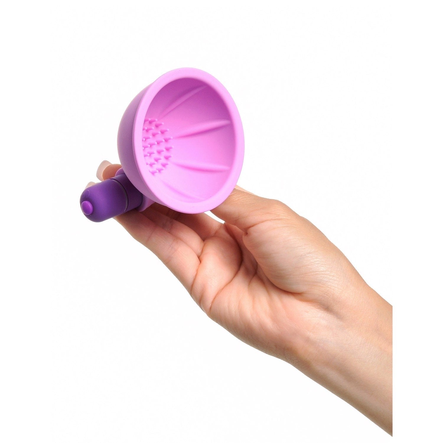 Fantasy For Her Vibrating Breast Suck-Hers - Purple 7 cm Vibrating Breast Suckers - Set of 2 by Pipedream Fantasy For Her Vibrating Breast Suck-Hers - Purple 7 cm Vibrating Breast Suckers - Set of 2 by Pipedream