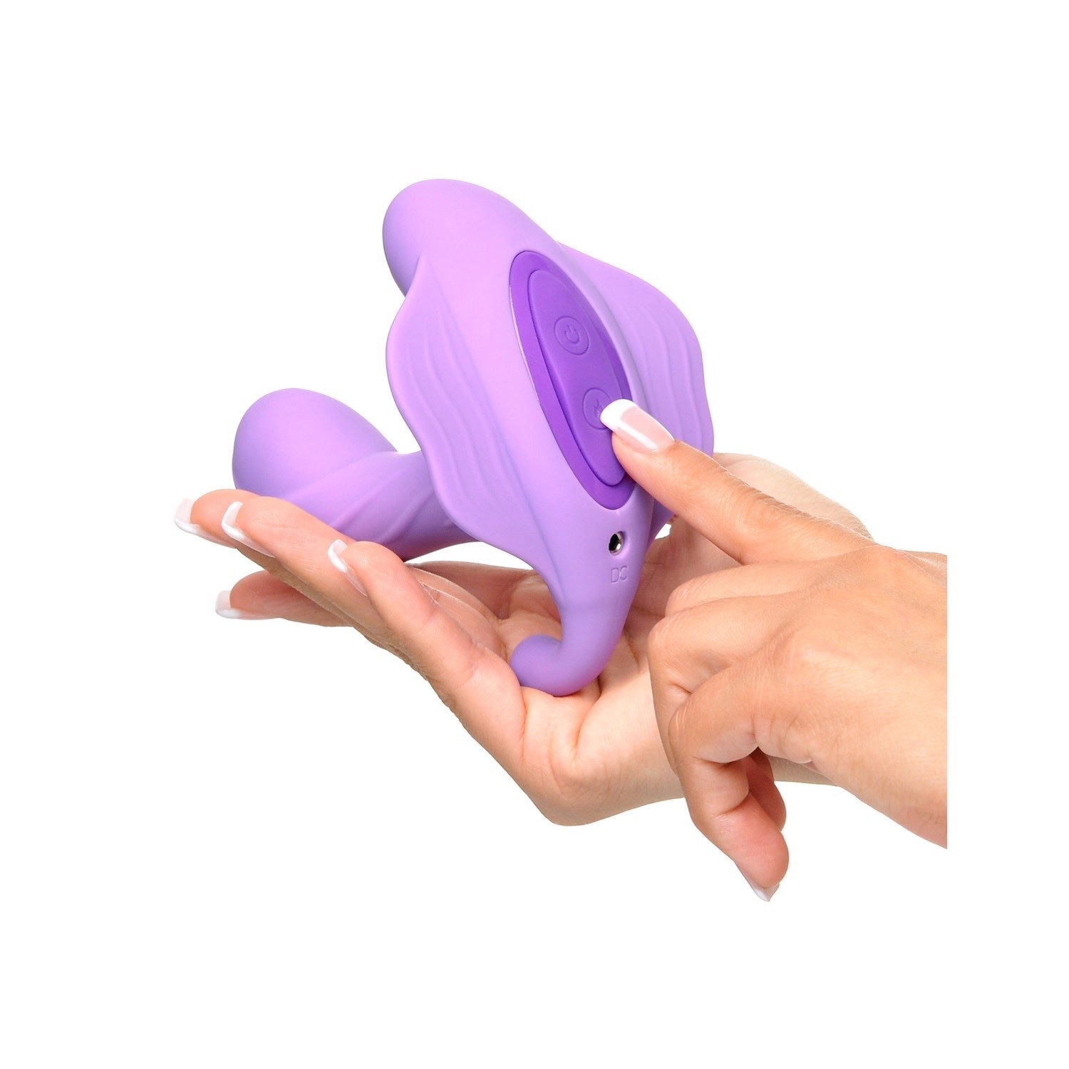 Fantasy For Her G-Spot Stimulate-Her - Purple USB Rechargeable Vibrator with Clit Stimulator and Wireless Remote by Pipedream Fantasy For Her G-Spot Stimulate-Her - Purple USB Rechargeable Vibrator with Clit Stimulator and Wireless Remote by Pipedream