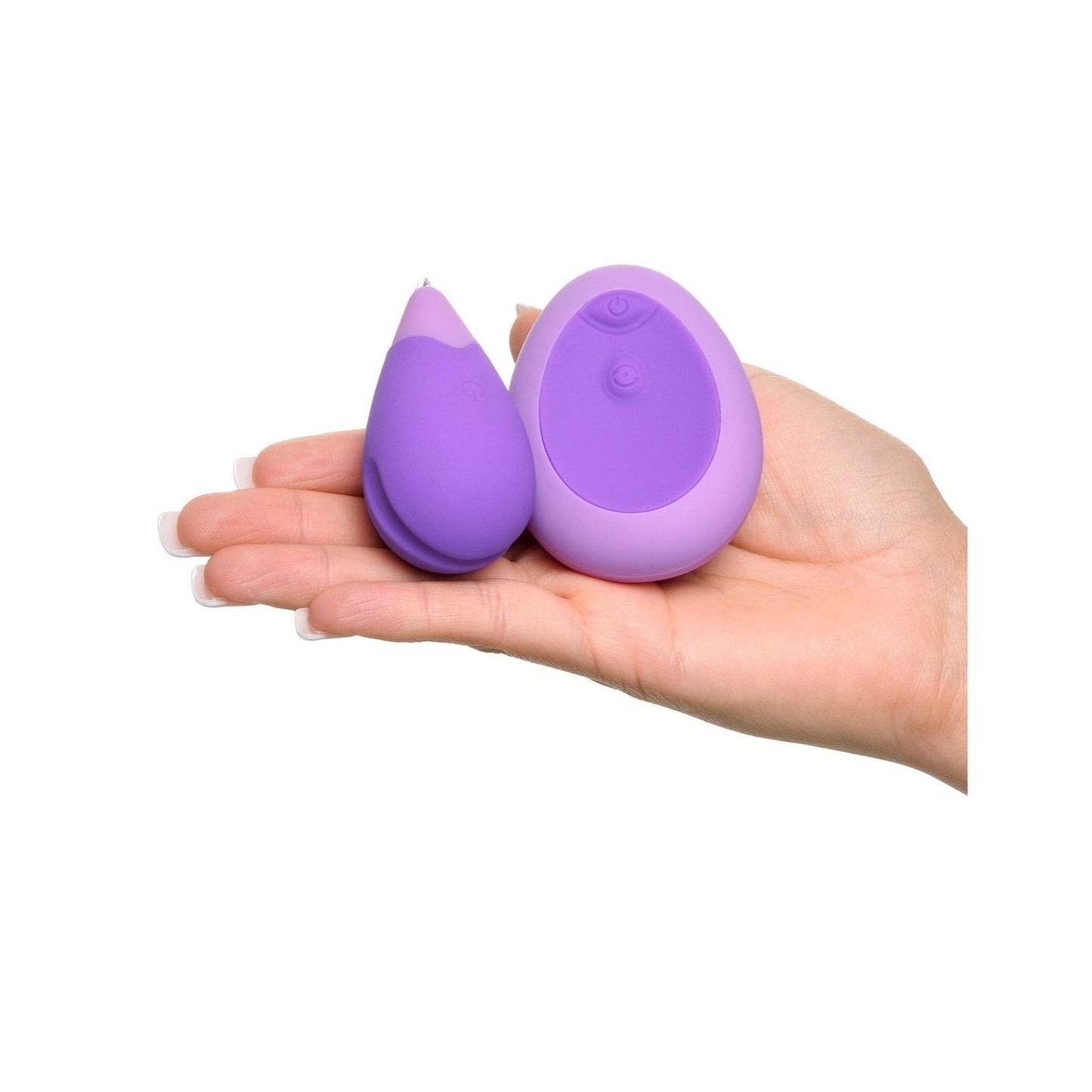 Remote Kegel Excite-Her - Purple USB Rechargeable Vibrating Kegel Trainer with Wireless Remote
