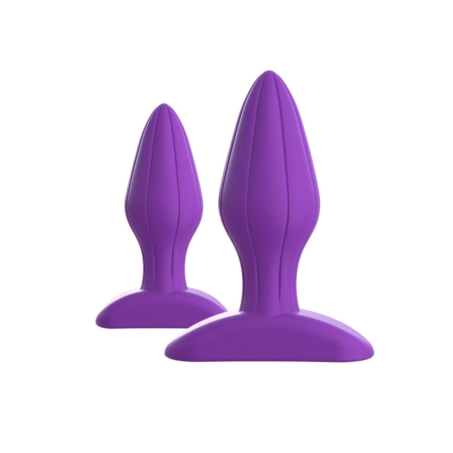 Designer Love Plug Set - Purple Butt Plugs - Set of 2 Sizes