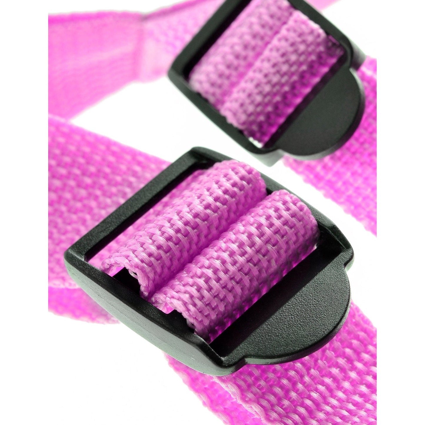 7" Strap-On Suspender Harness Set - Pink 17.8 cm Strap-On with Suspender Harness