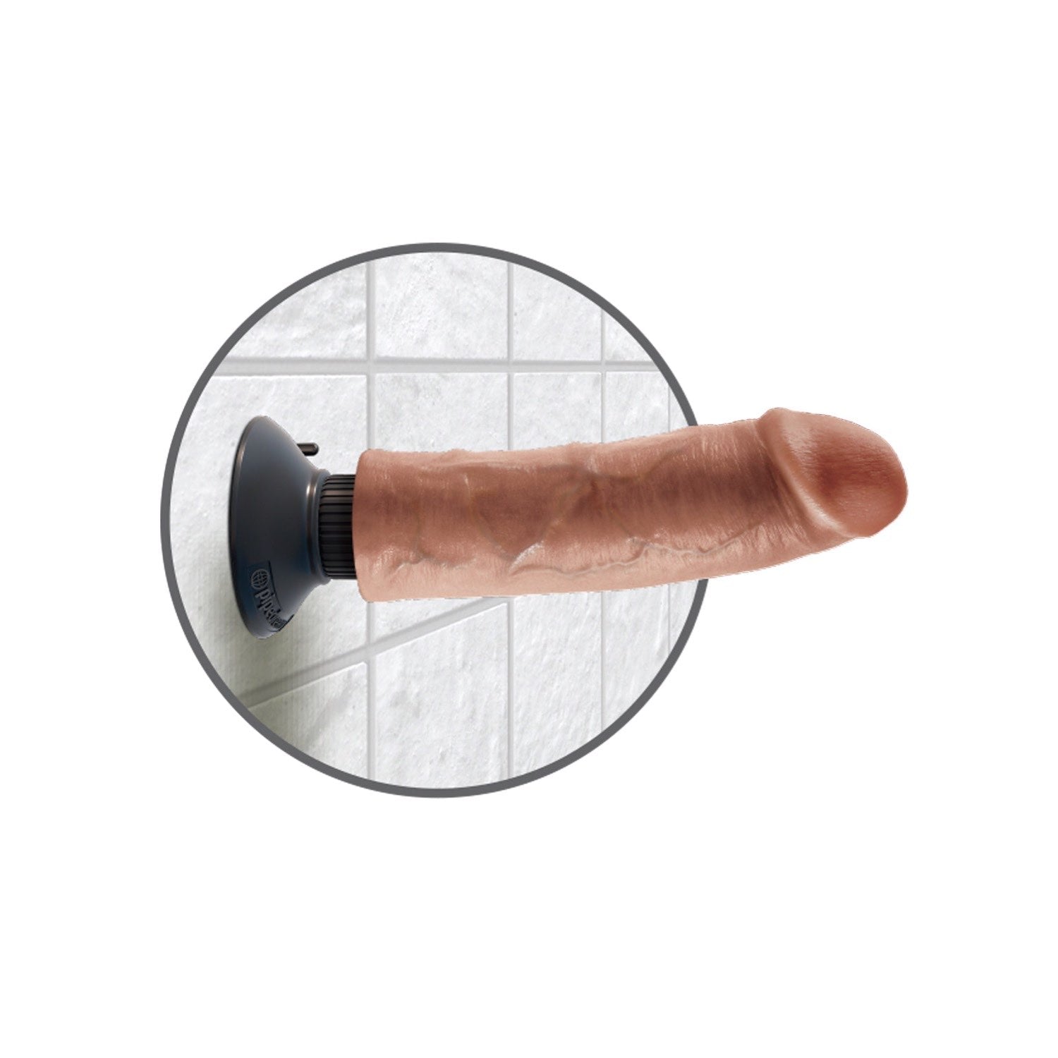 King Cock 8IN Vibrating Cock - Tan by Pipedream King Cock 8IN Vibrating Cock - Tan by Pipedream