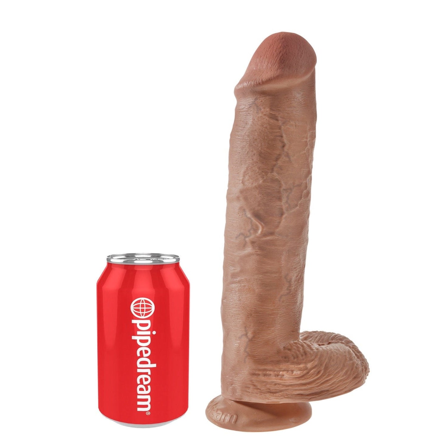 11IN Cock with Balls - Tan