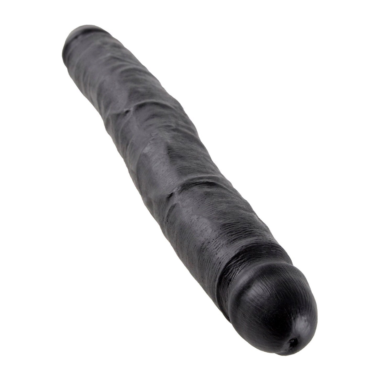 12" Slim Double Dildo - Black 30 cm (12") Double Dong