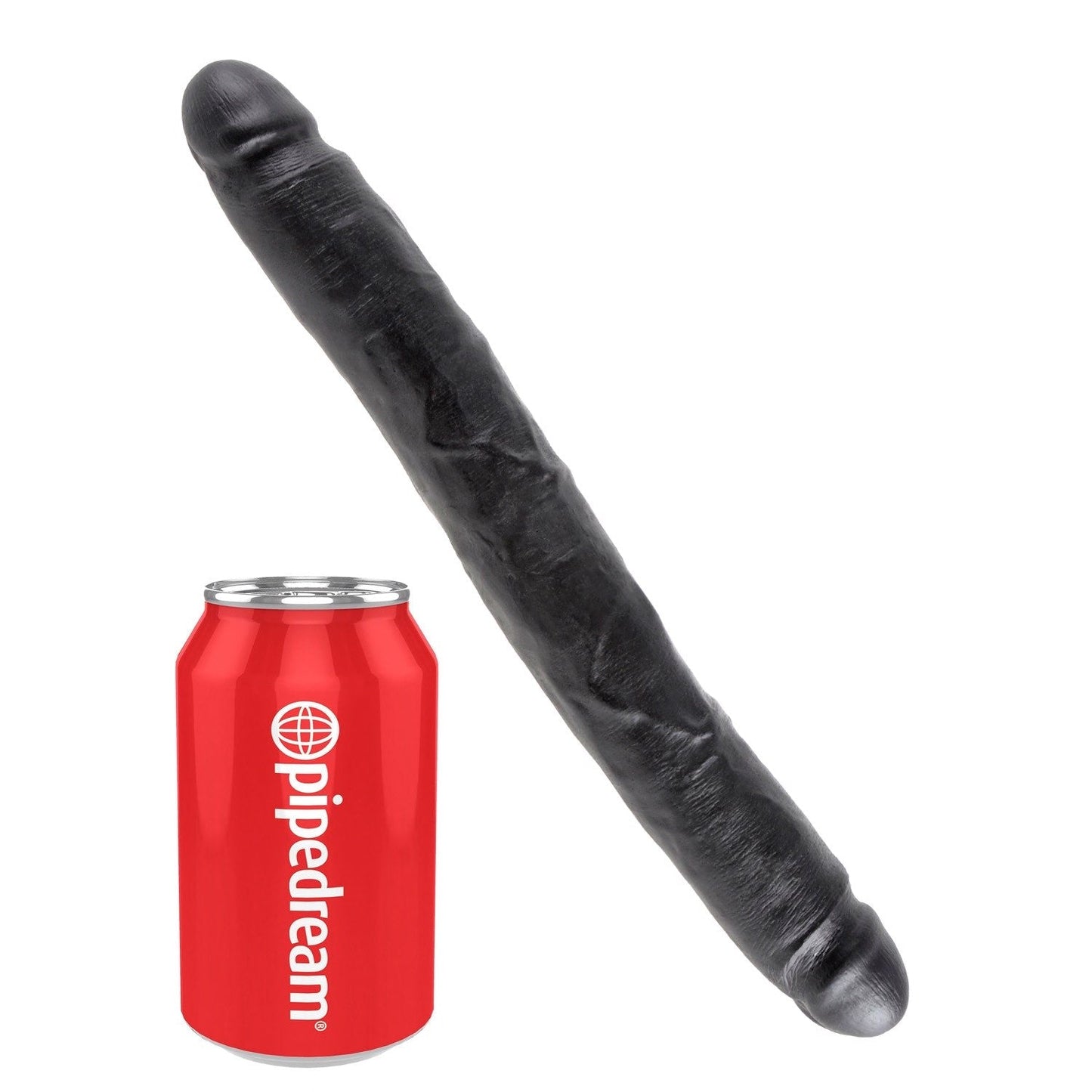12" Slim Double Dildo - Black 30 cm (12") Double Dong
