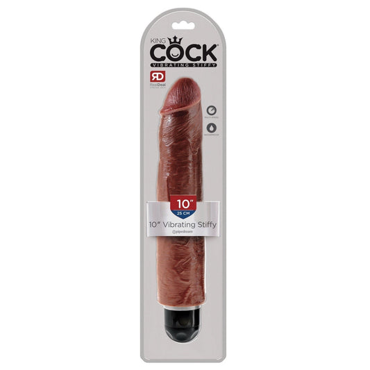 Pipedream King Cock 10" Vibrating Stiffy - Brown 25.4 cm Vibrating Dong Pipedream King Cock 10" Vibrating Stiffy - Brown 25.4 cm Vibrating Dong