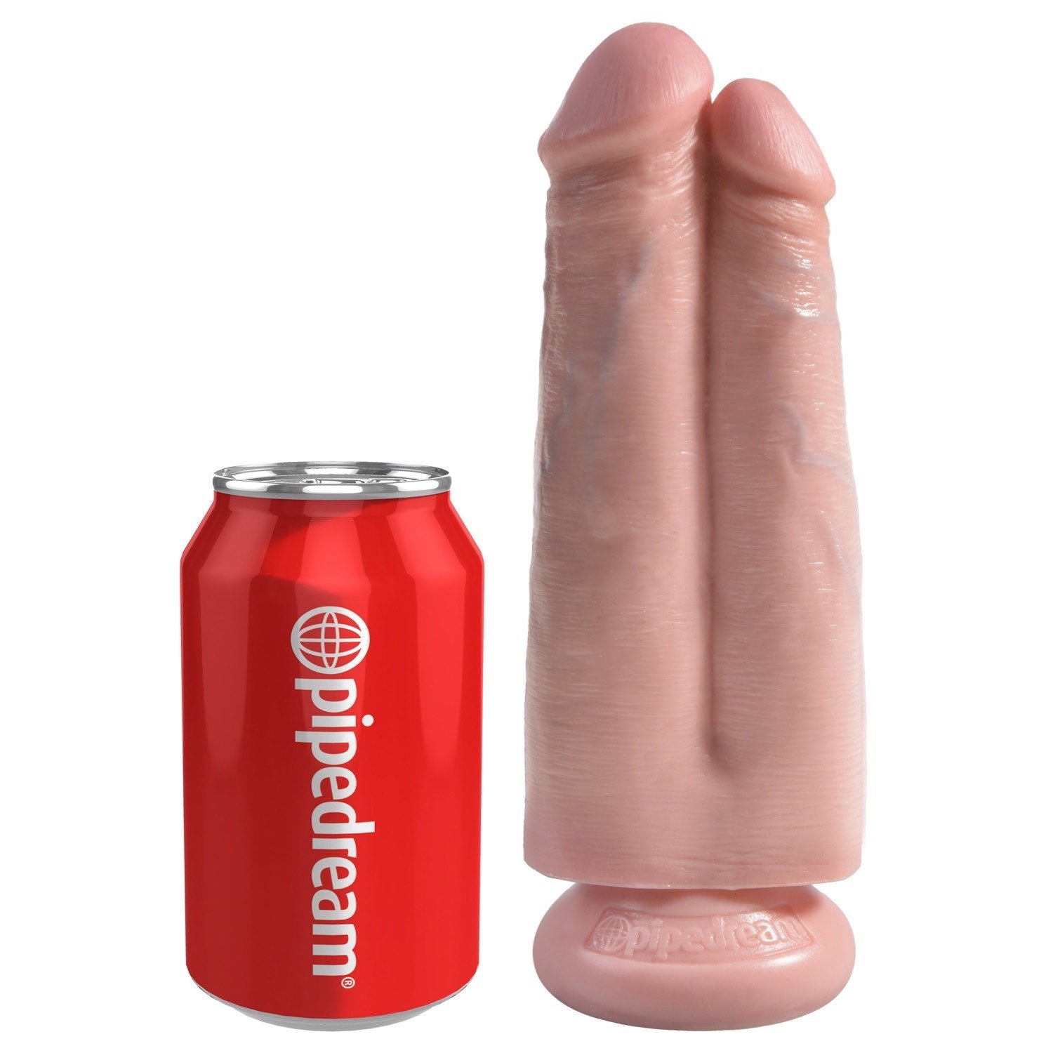 King Cock 7" Two Cocks One Hole - Flesh 17.8 cm Dong by Pipedream King Cock 7" Two Cocks One Hole - Flesh 17.8 cm Dong by Pipedream