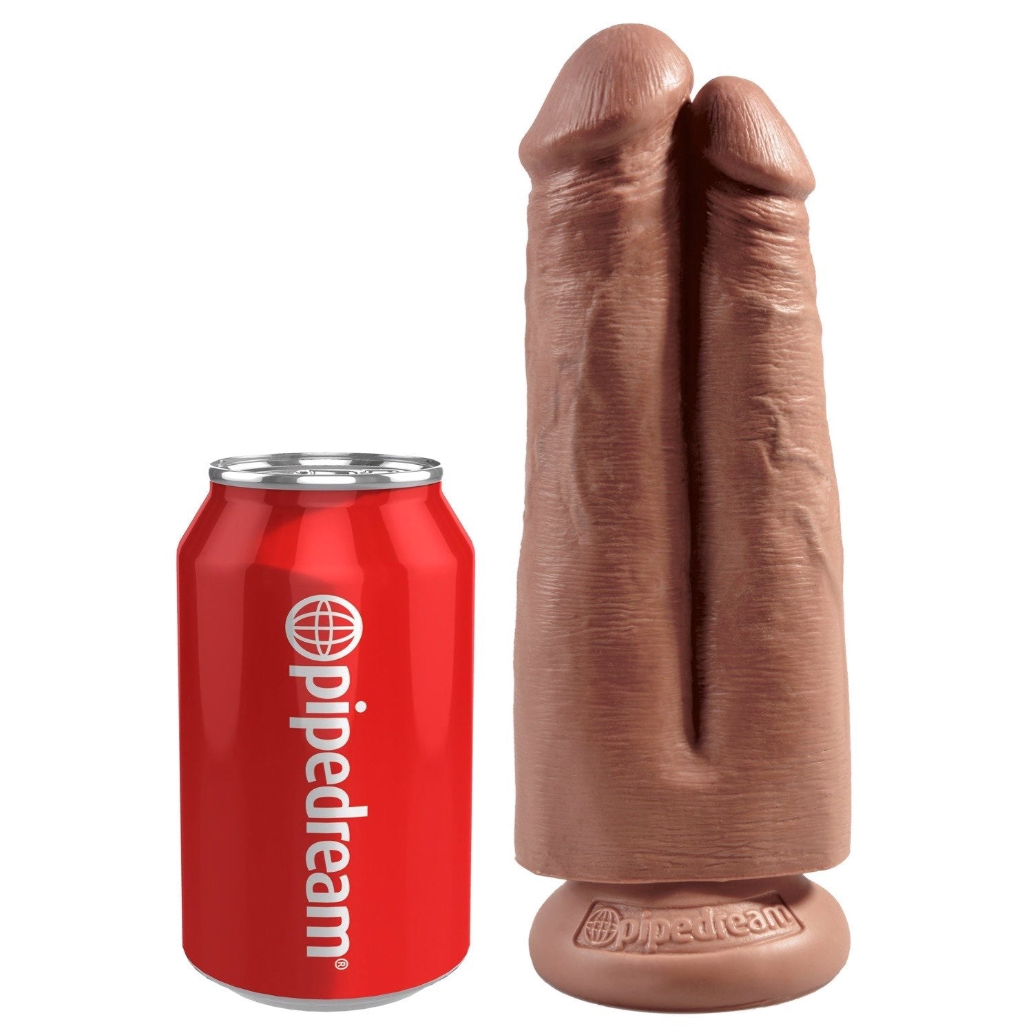 King Cock 7In 2 Cocks 1 Hole - Tan by Pipedream King Cock 7In 2 Cocks 1 Hole - Tan by Pipedream
