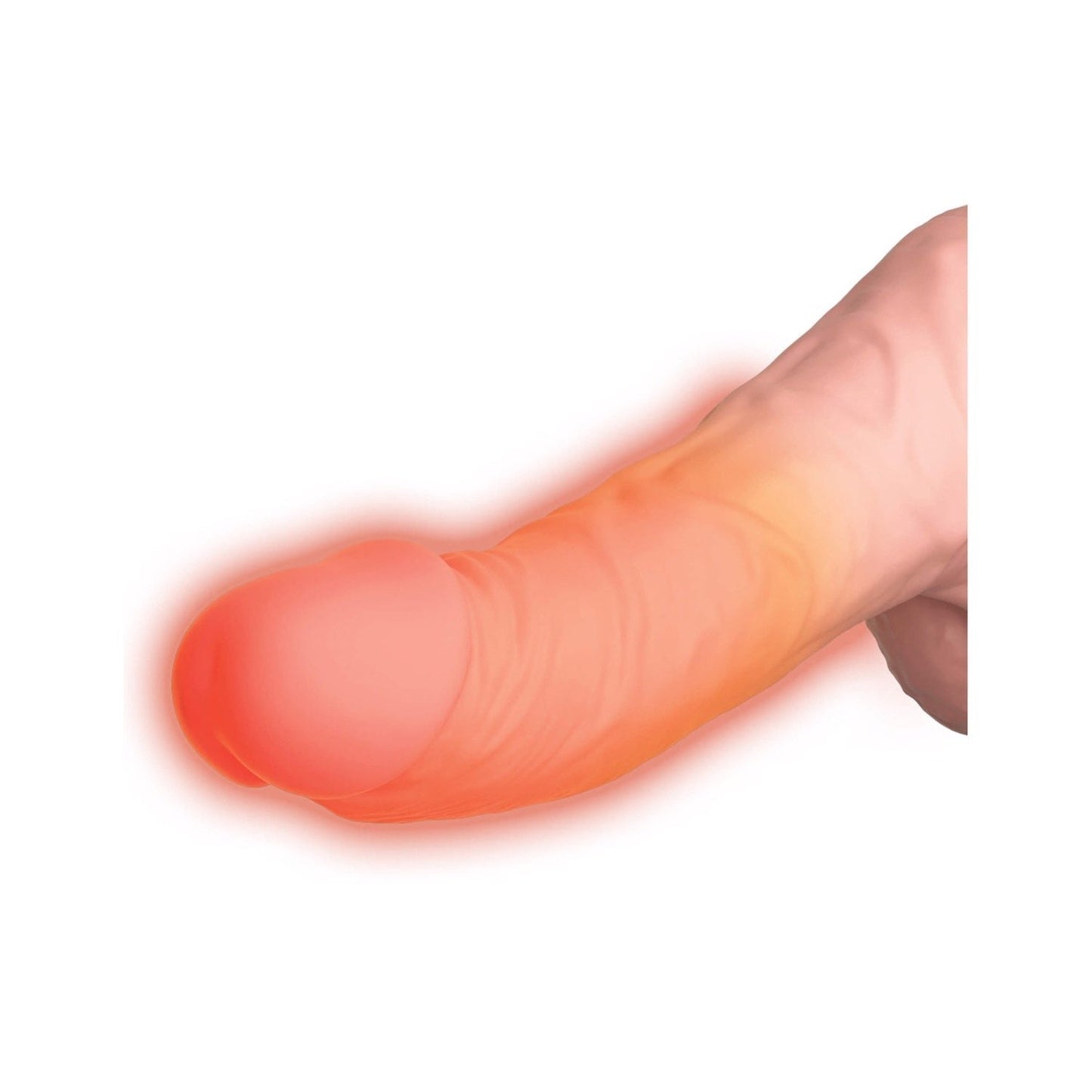 Plus 6.5" Thrusting Cock with Balls - Flesh 16.5 cm Thrusting Dong