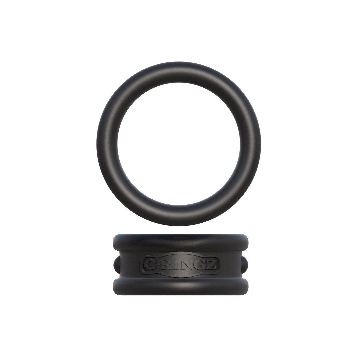 Fantasy C-Ringz Max Width Silicone Rings - Black Cock Rings - Set of 2 by Pipedream Fantasy C-Ringz Max Width Silicone Rings - Black Cock Rings - Set of 2 by Pipedream