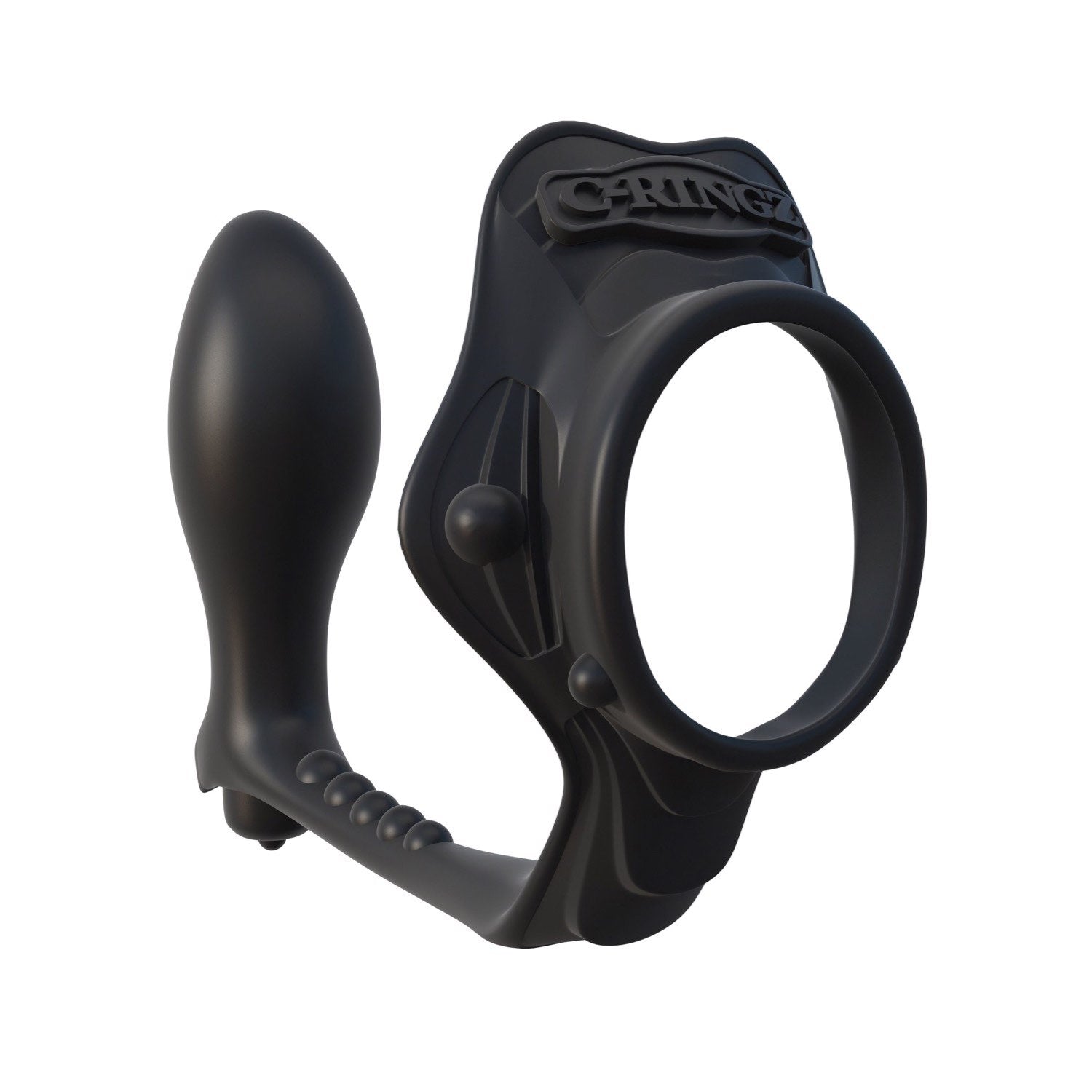 Fantasy C-Ringz Fantasy C-ringz Rock Hard Ass-gasm - Black Cock Ring with Vibrating Anal Plug by Pipedream Fantasy C-Ringz Fantasy C-ringz Rock Hard Ass-gasm - Black Cock Ring with Vibrating Anal Plug by Pipedream