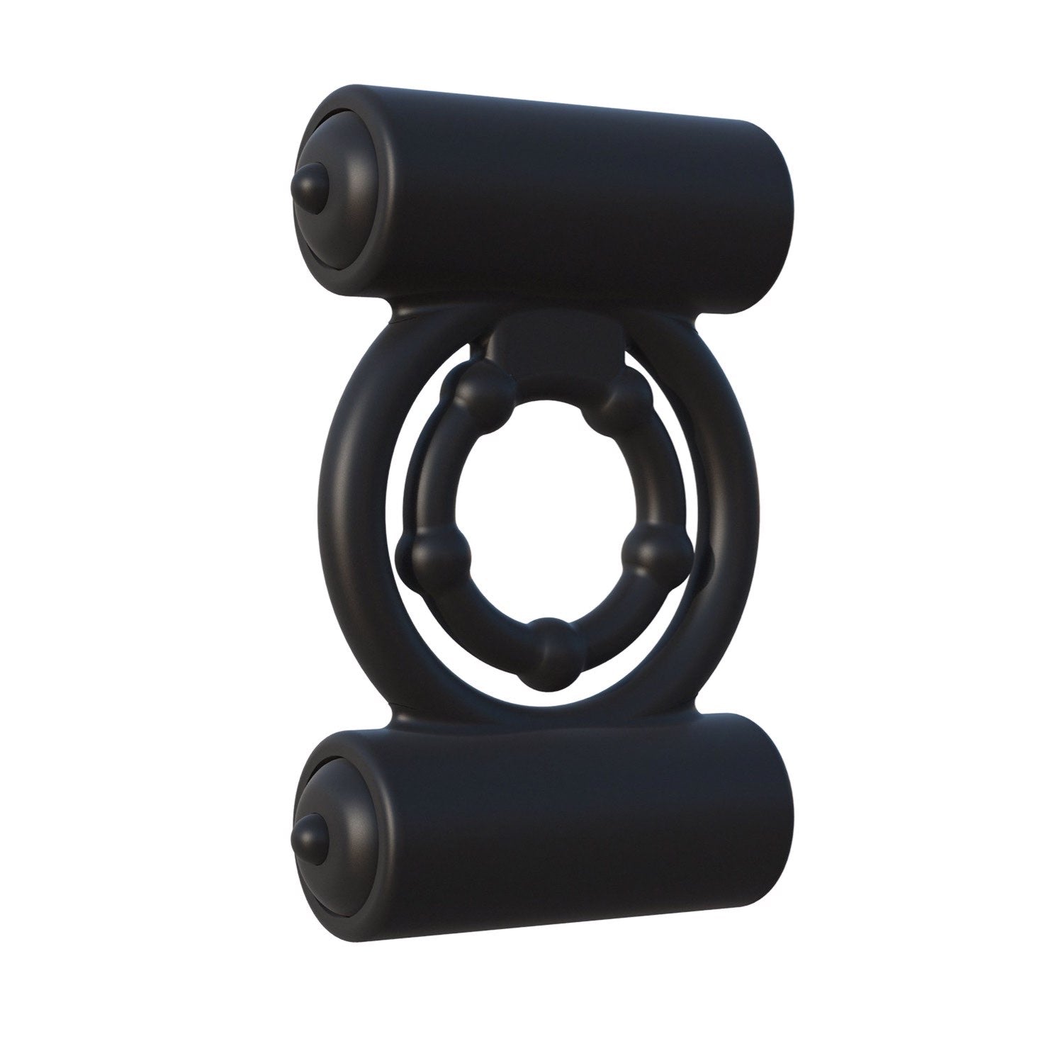 Fantasy C-Ringz Extreme Double Trouble - Black Dual Vibrating Cock & Ball Rings by Pipedream Fantasy C-Ringz Extreme Double Trouble - Black Dual Vibrating Cock & Ball Rings by Pipedream