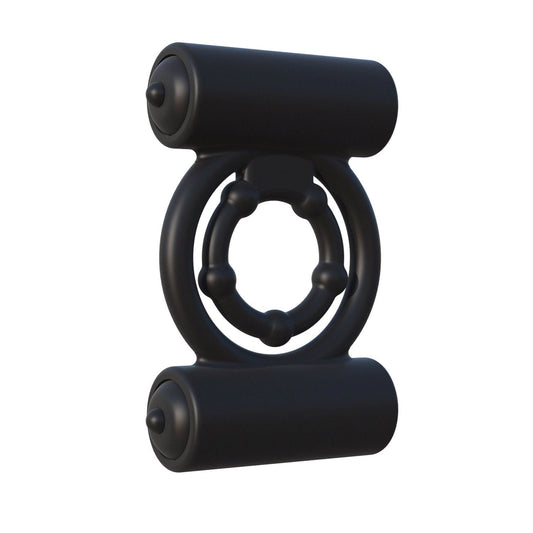Pipedream Fantasy C-Ringz Extreme Double Trouble - Black Dual Vibrating Cock & Ball Rings Pipedream Fantasy C-Ringz Extreme Double Trouble - Black Dual Vibrating Cock & Ball Rings