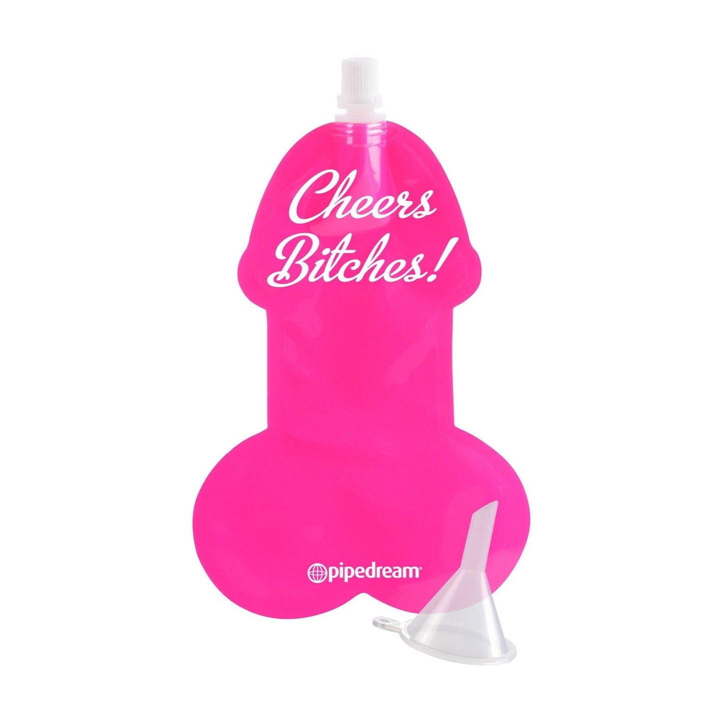 Pecker Party Flask - Novelty 250 ml Pecker Flasks - 3 Pack with Funnel