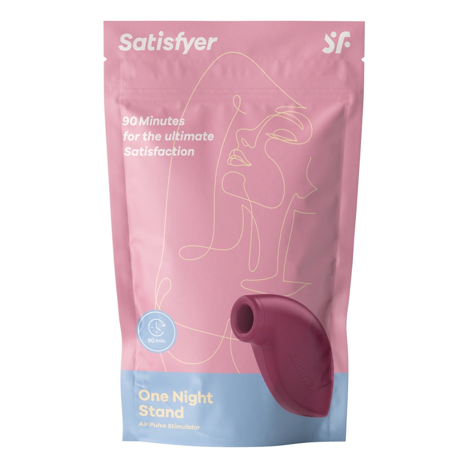 संतुष्ट करनेवाला वन नाइट स्टैंड - मैरून by Satisfyer संतुष्ट करनेवाला वन नाइट स्टैंड - मैरून by Satisfyer