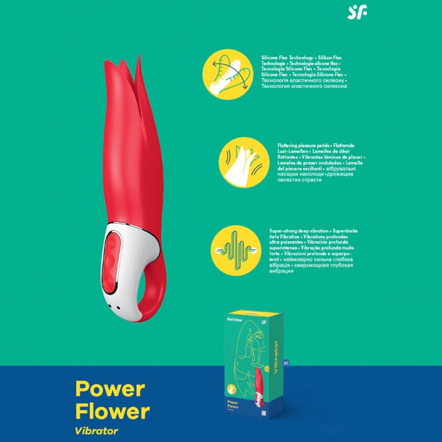 Vibes - Power Flower - Red