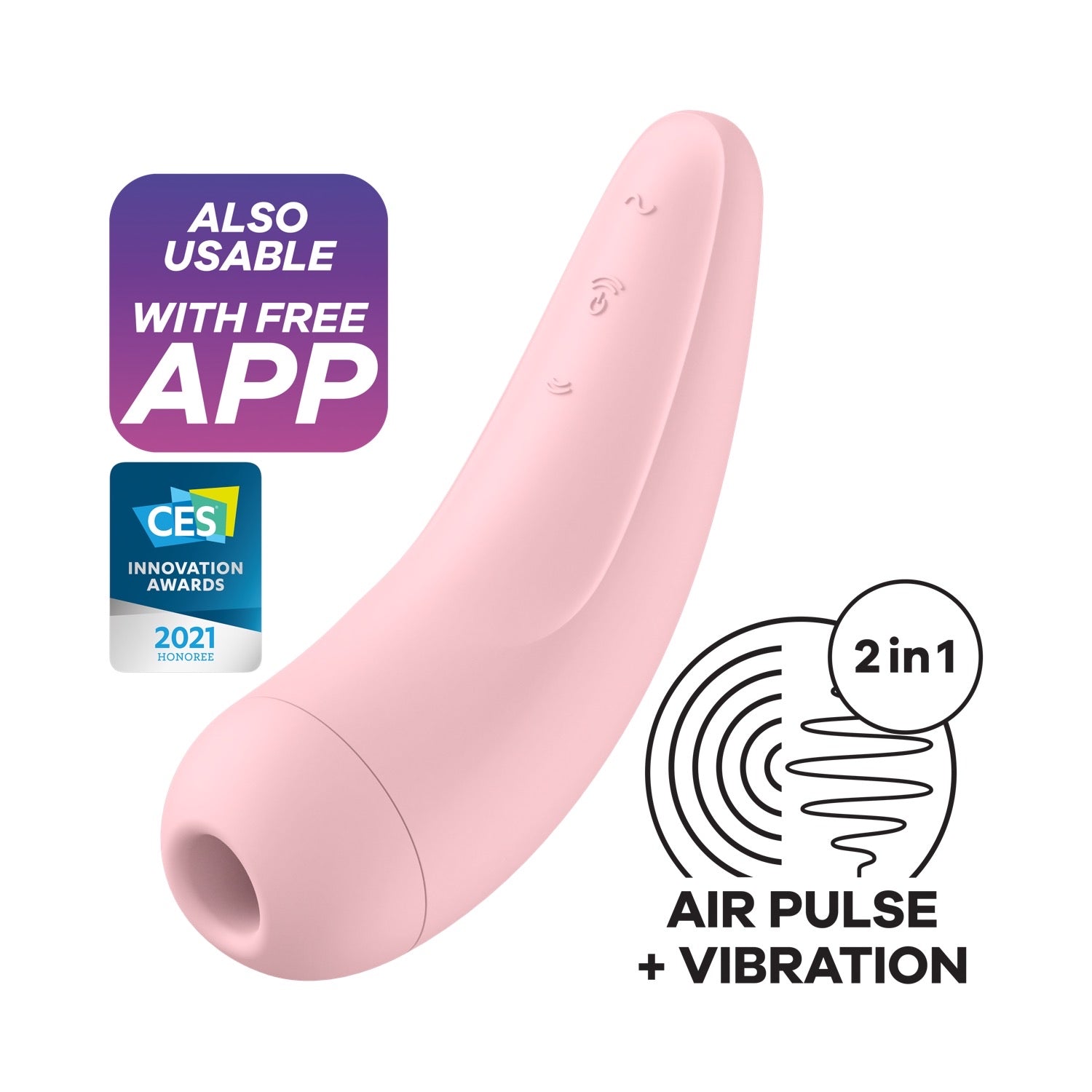 Satisfyer Curvy 2+ - Pink by Satisfyer