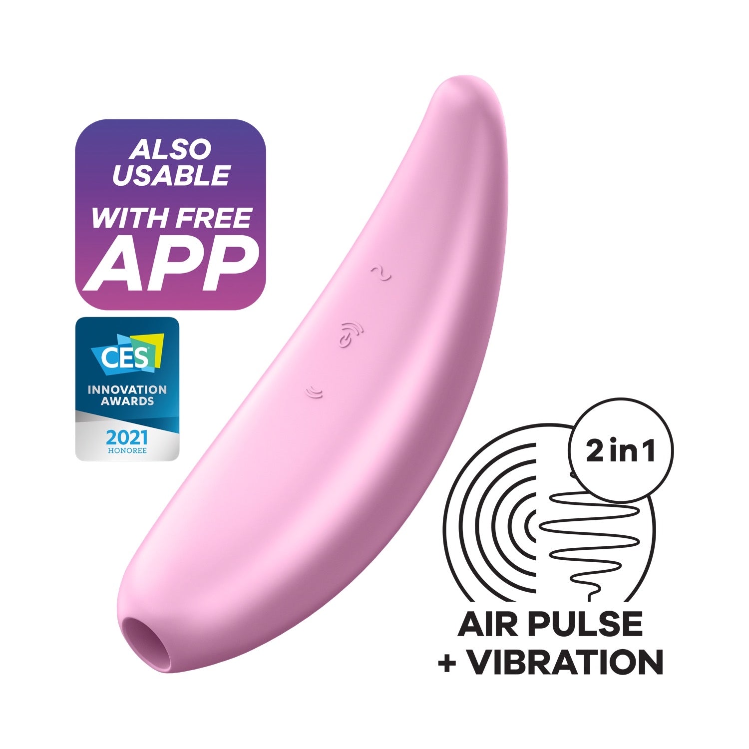 Satisfyer Curvy 3+ - Pink by Satisfyer